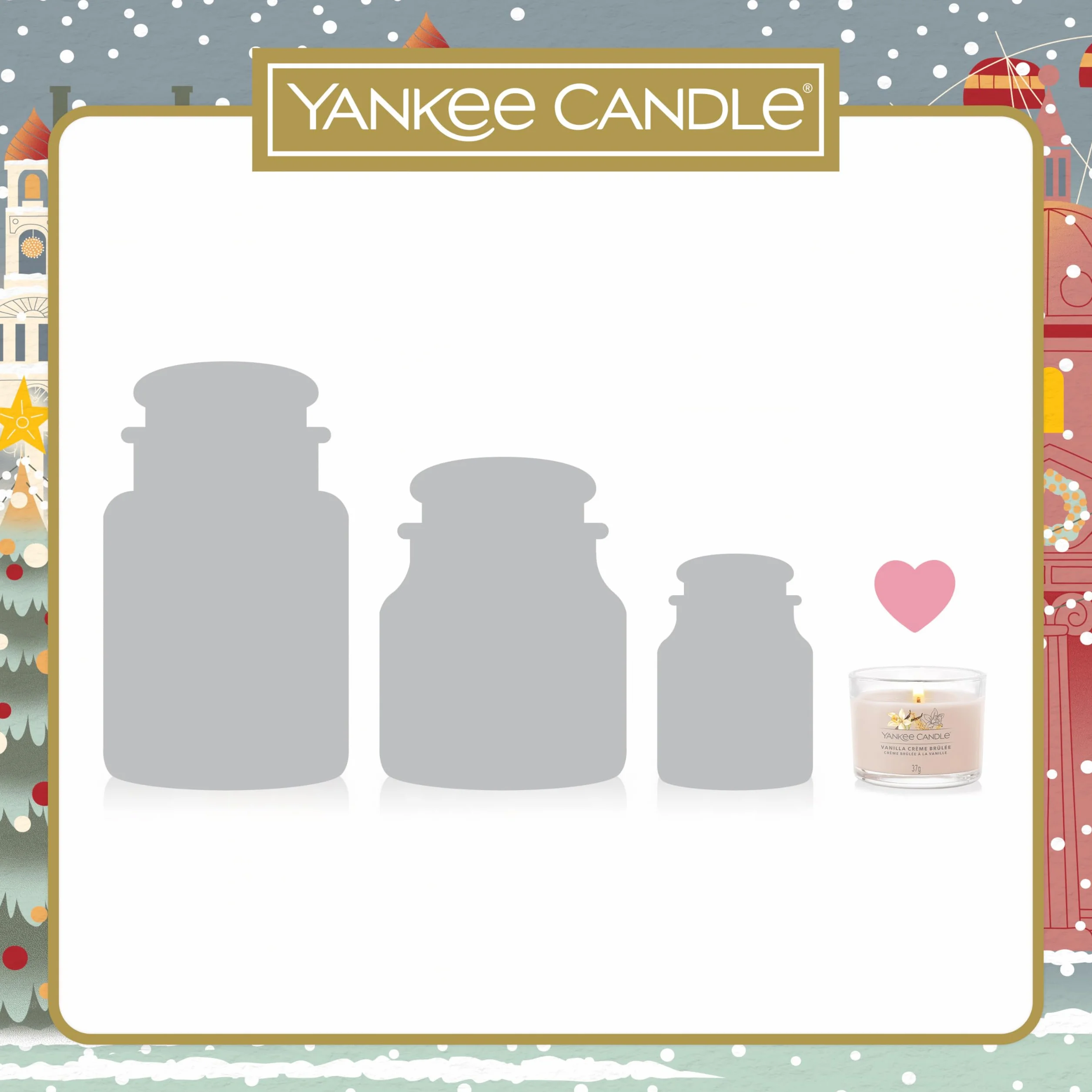 Yankee Candle Zestaw upominkowy 6 mini świec wotywnych świąteczny