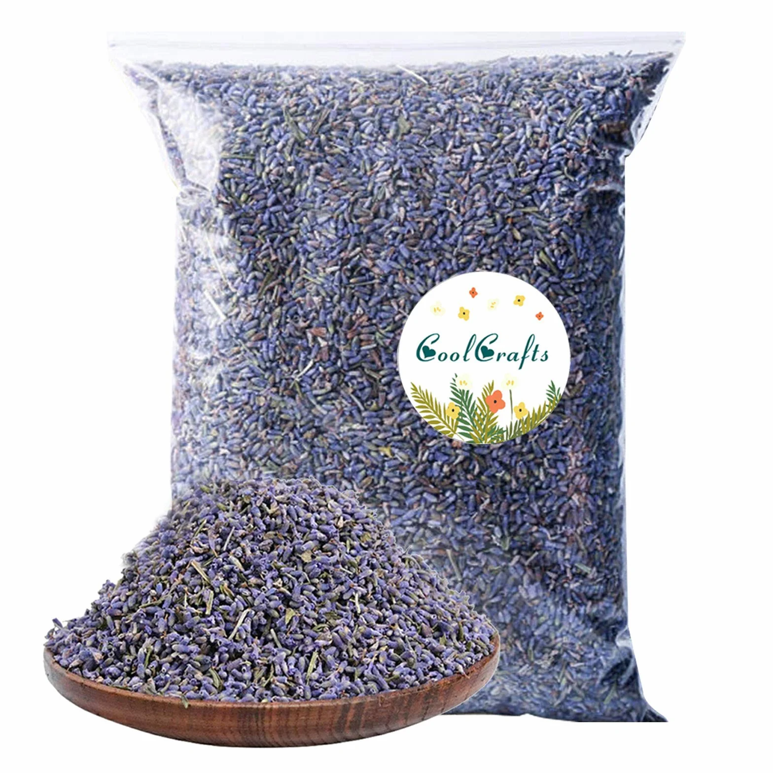Kwiat Lawendy Suszona Lawenda do Szafy Suszona Lawenda Hurtowa - 225g