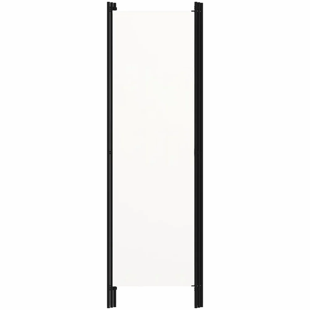 vidaXL Parawan 3-panelowy, biały, 150 x 180 cm