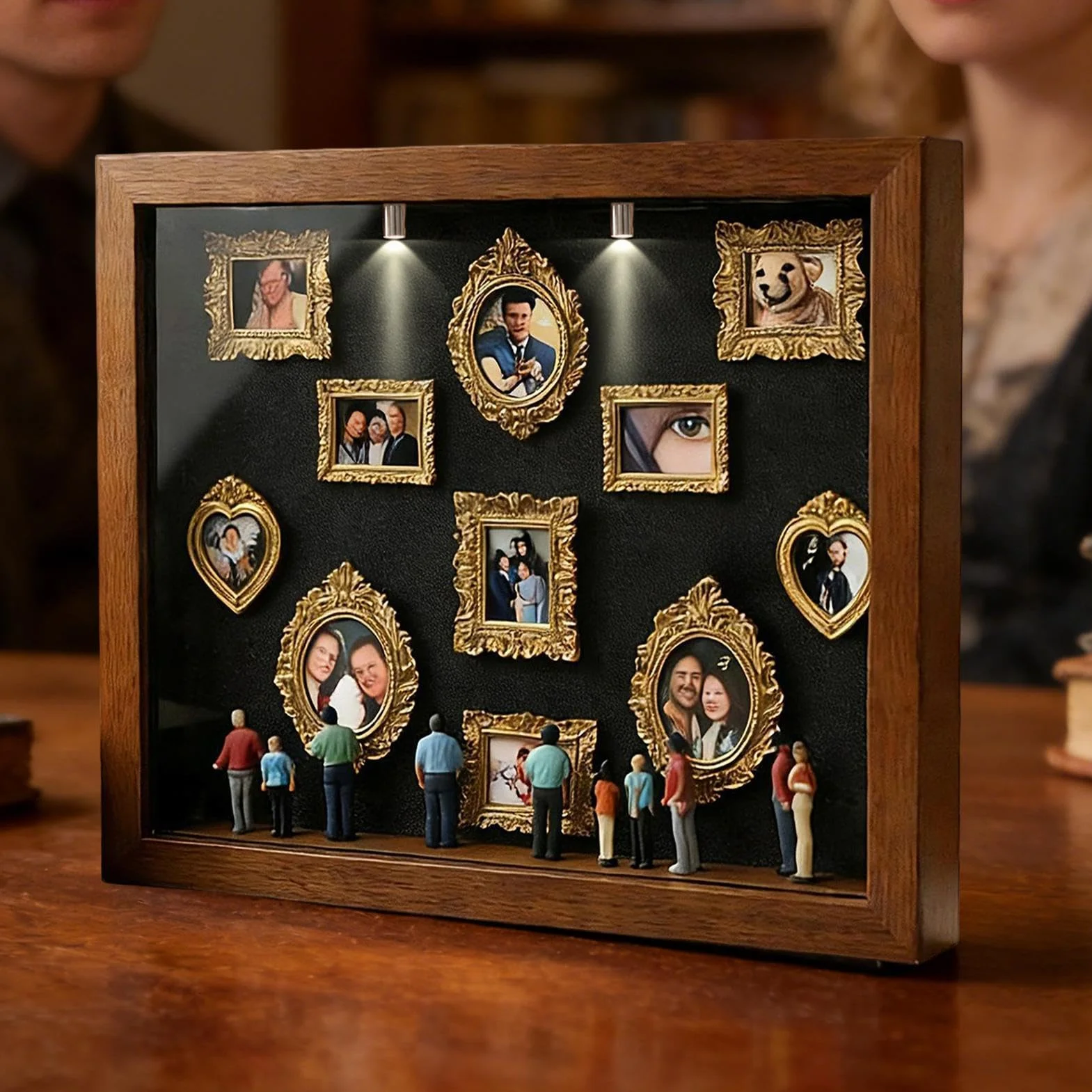 Mini Silhouette Frame Diy - Compact Decorative Museum-Style Memory Craft for Creative Projects, Lightweight Design with Diy Customization Feature, Small Museum Frame for Wedding Birthday