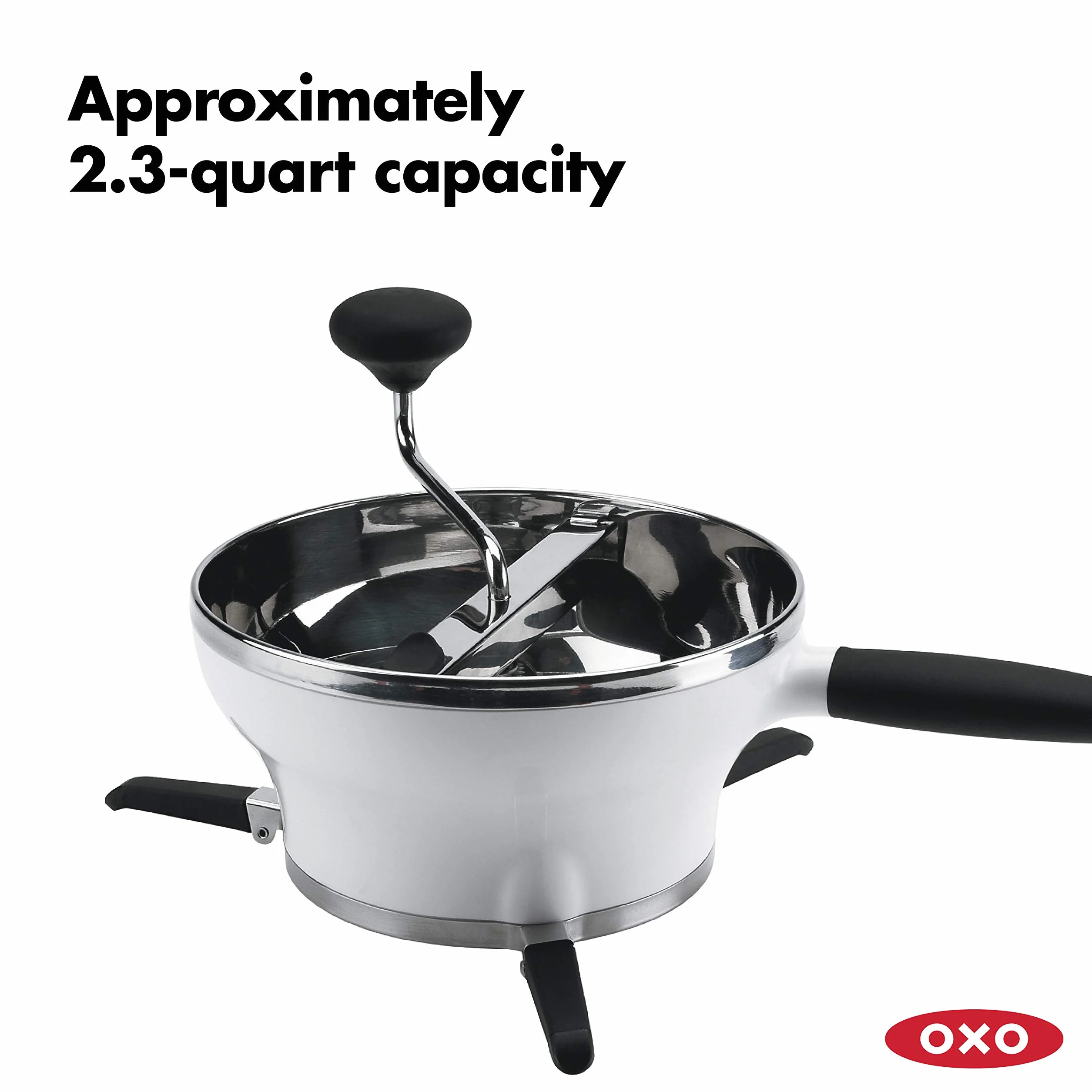 OXO Good Grips duży młynek do przecierania srebrny