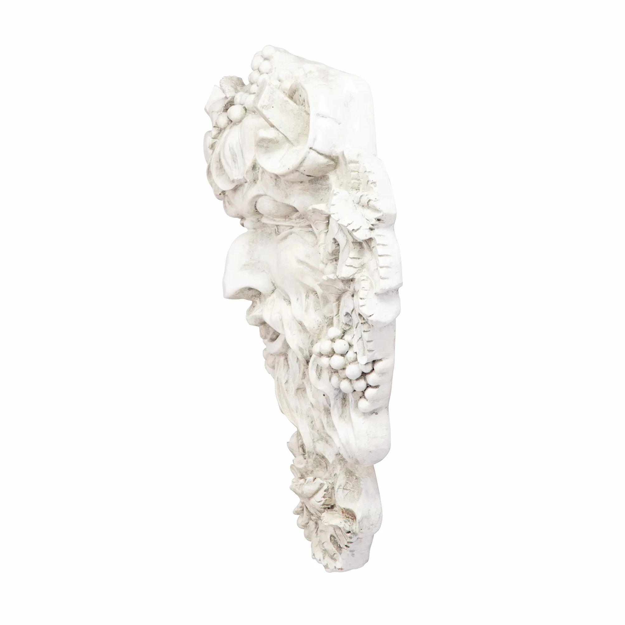 Design Toscano Bachus God of Wine Greenman rzeźba ścienna 30 cm żywica poliestrowa antyczny kamień