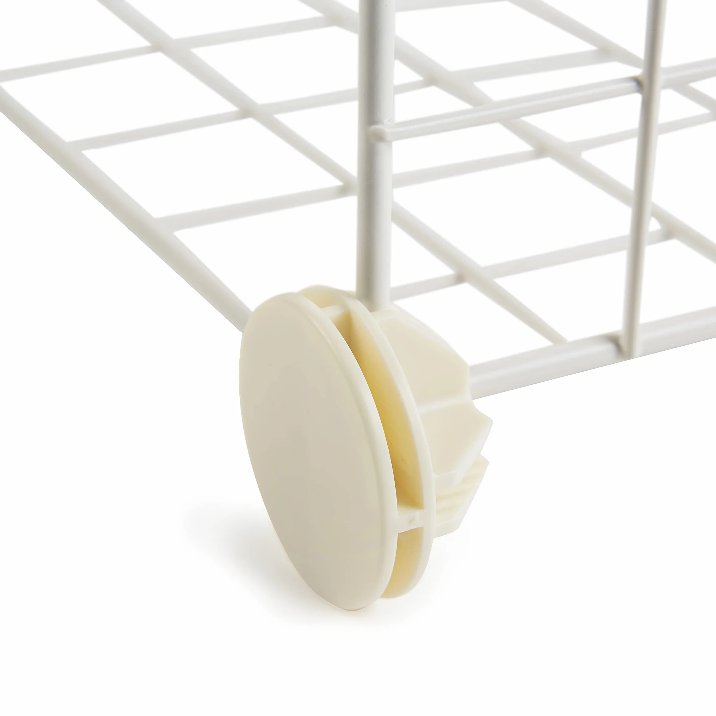 Amazon Basics Półki do przechowywania z siatki drucianej, 6 kostek, 30,5 x 30,5, białe