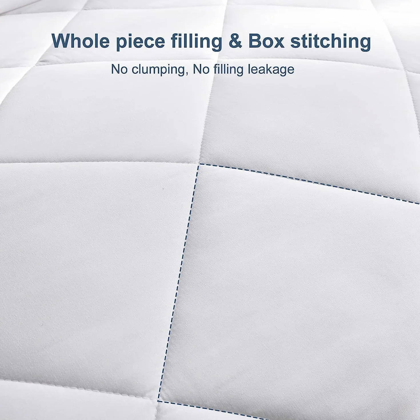 CozyLux Kołdra 200 x 220 cm na 4 pory roku, kołdra z mikrofibry 300 g/m², całoroczna kołdra 220 x 200 cm, biała, super miękka poszewka, koc do spania, oddychająca 200 x 220 cm, biała