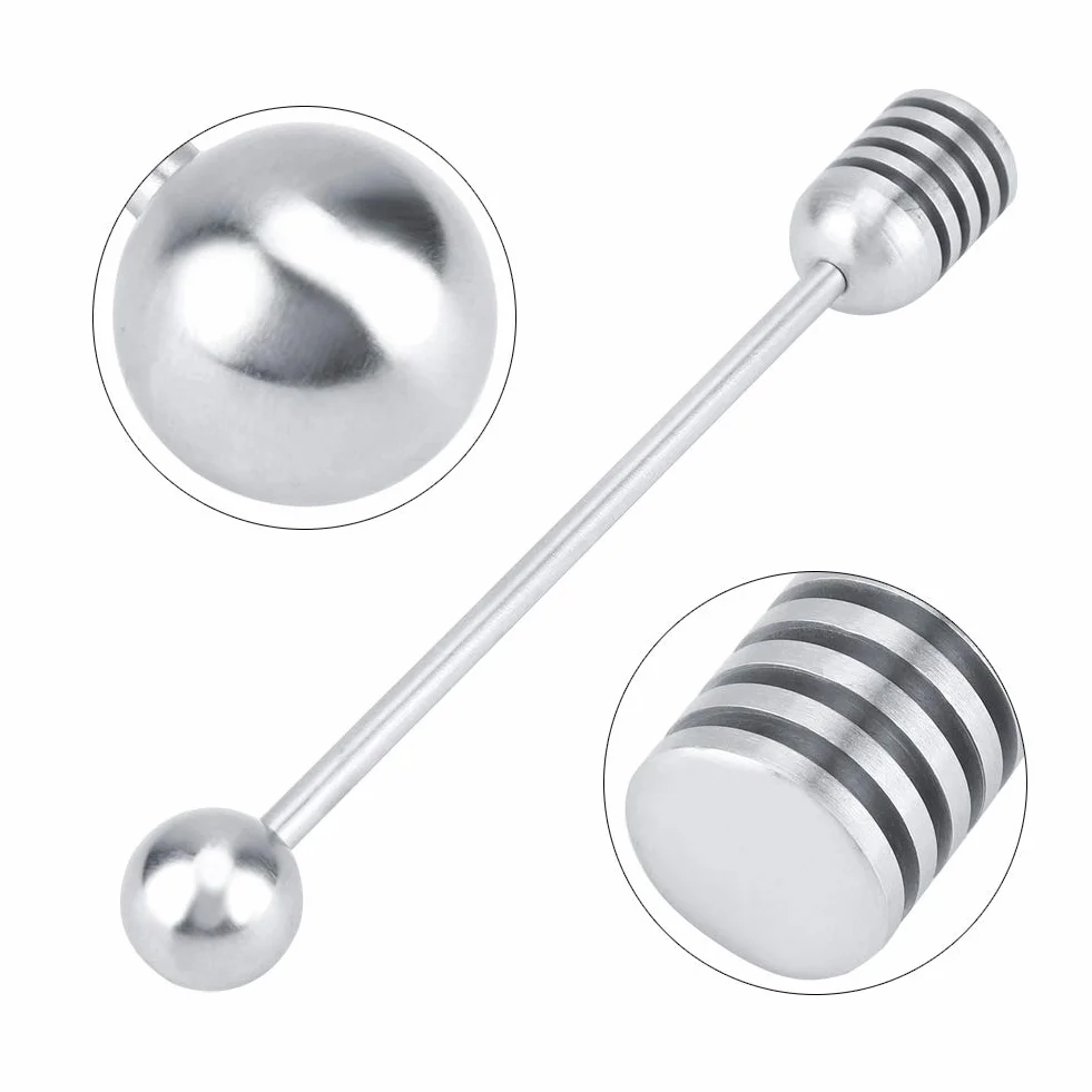 Spiralna łyżka do miodu Drizzler łyżka do mieszania mieszadło ze stali nierdzewnej łyżka do miodu do garnka na miód słoik pojemnik dozowania