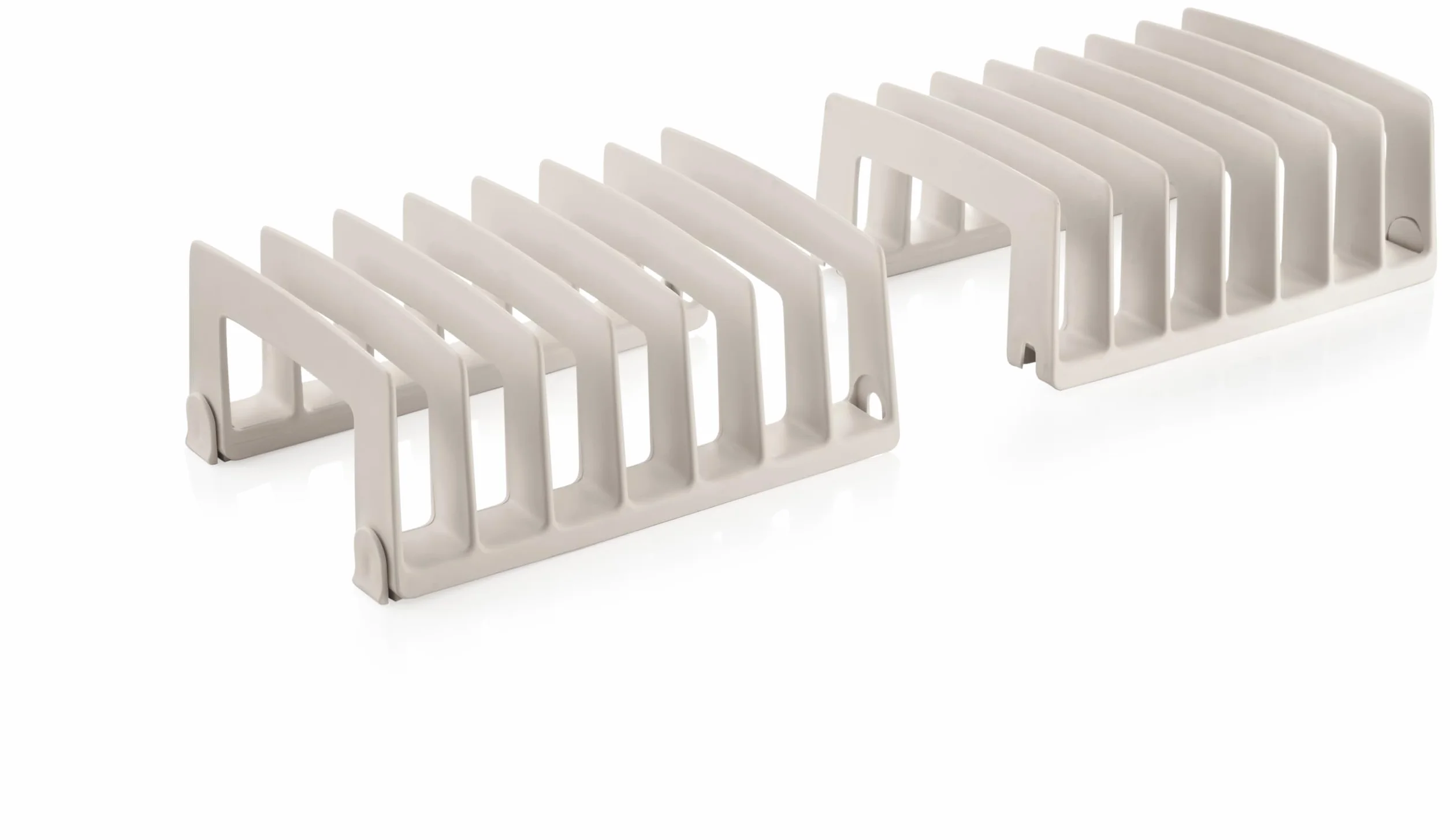 Tescoma SOPORTE PARA TAPAS DE PLASTICO Flexispace, biały