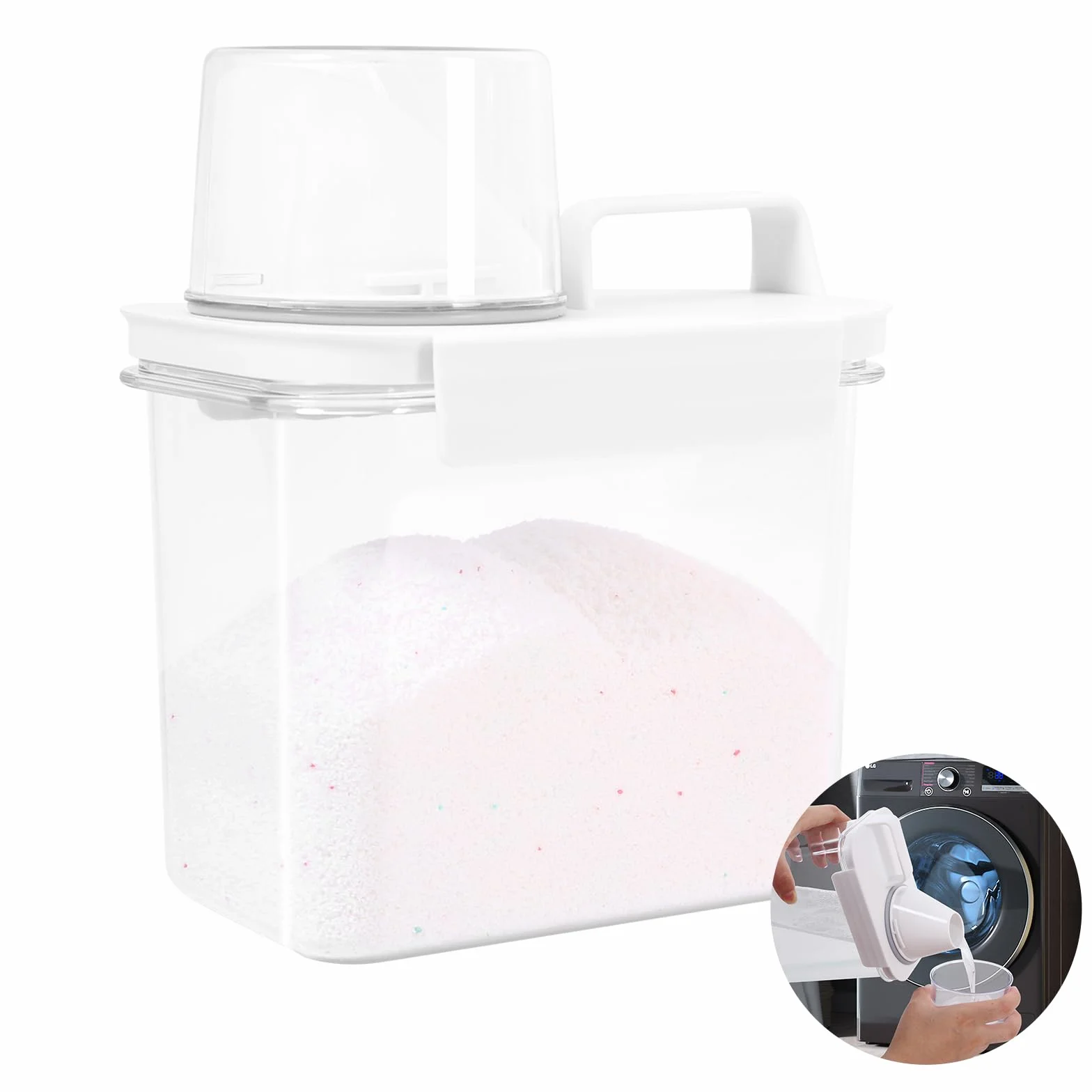 Dozownik do prania w proszku 1100 ml bezzapachowy