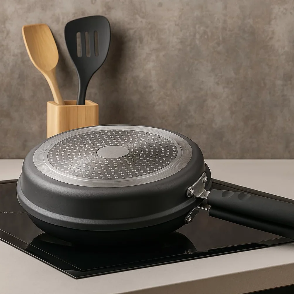Podwójna Patelnia Tortilla Flipping 24 cm Czarna