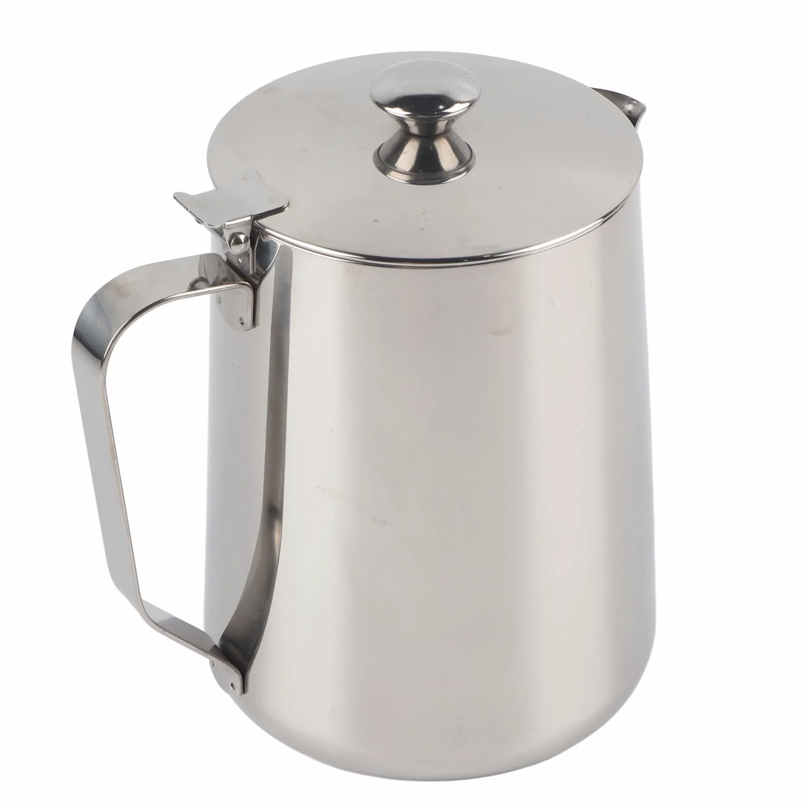 Dzbanek do Spieniania Mleka ze Stali Nierdzewnej 350ml Bez Kroplówki do Kawy Cappuccino Latte