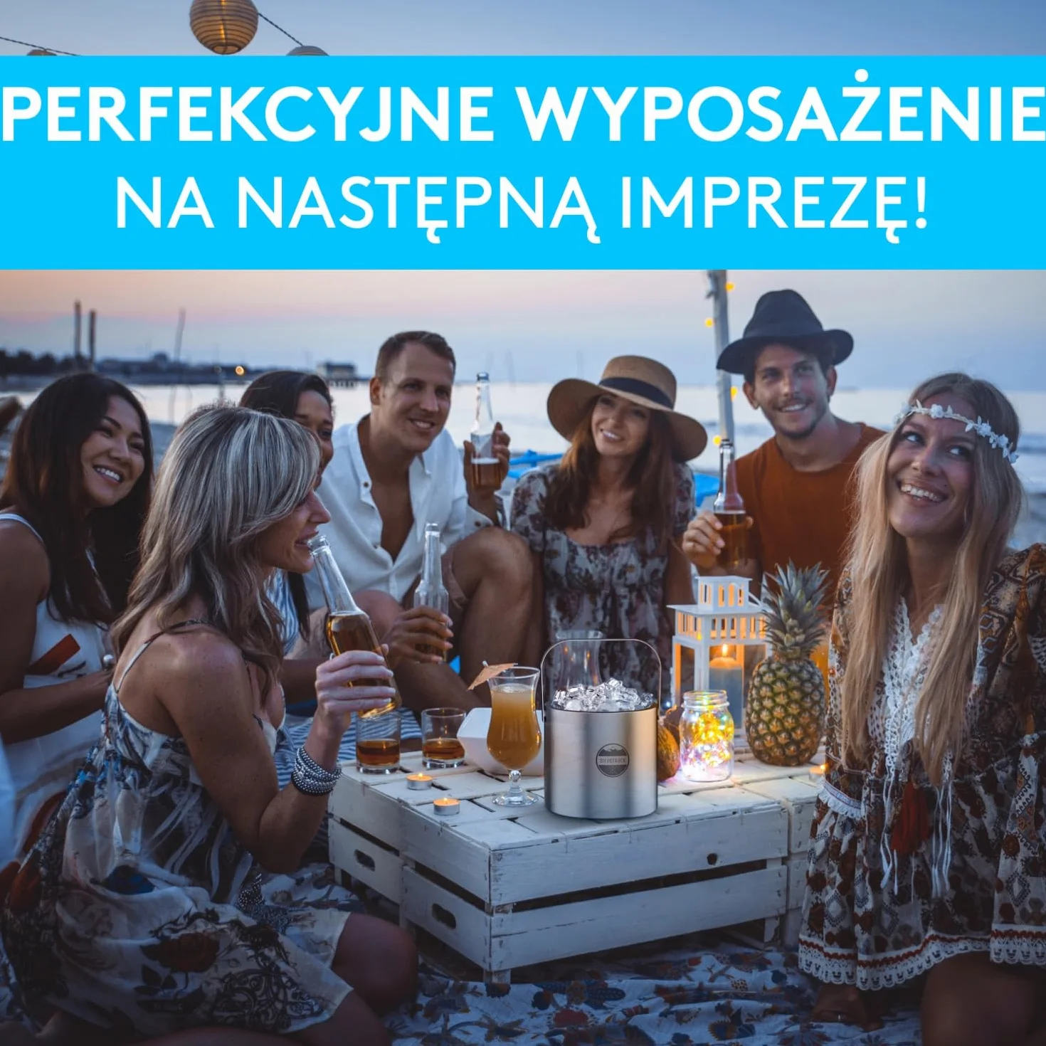 SilverRack tacka do kostek lodu ze stali szlachetnej z pokrywką i szczypcami [1,3 l] - pojemnik na kostki lodu idealny na zimne napoje - luksusowy kübel do lodu jako tacka do kostek lodu Ice Bucket