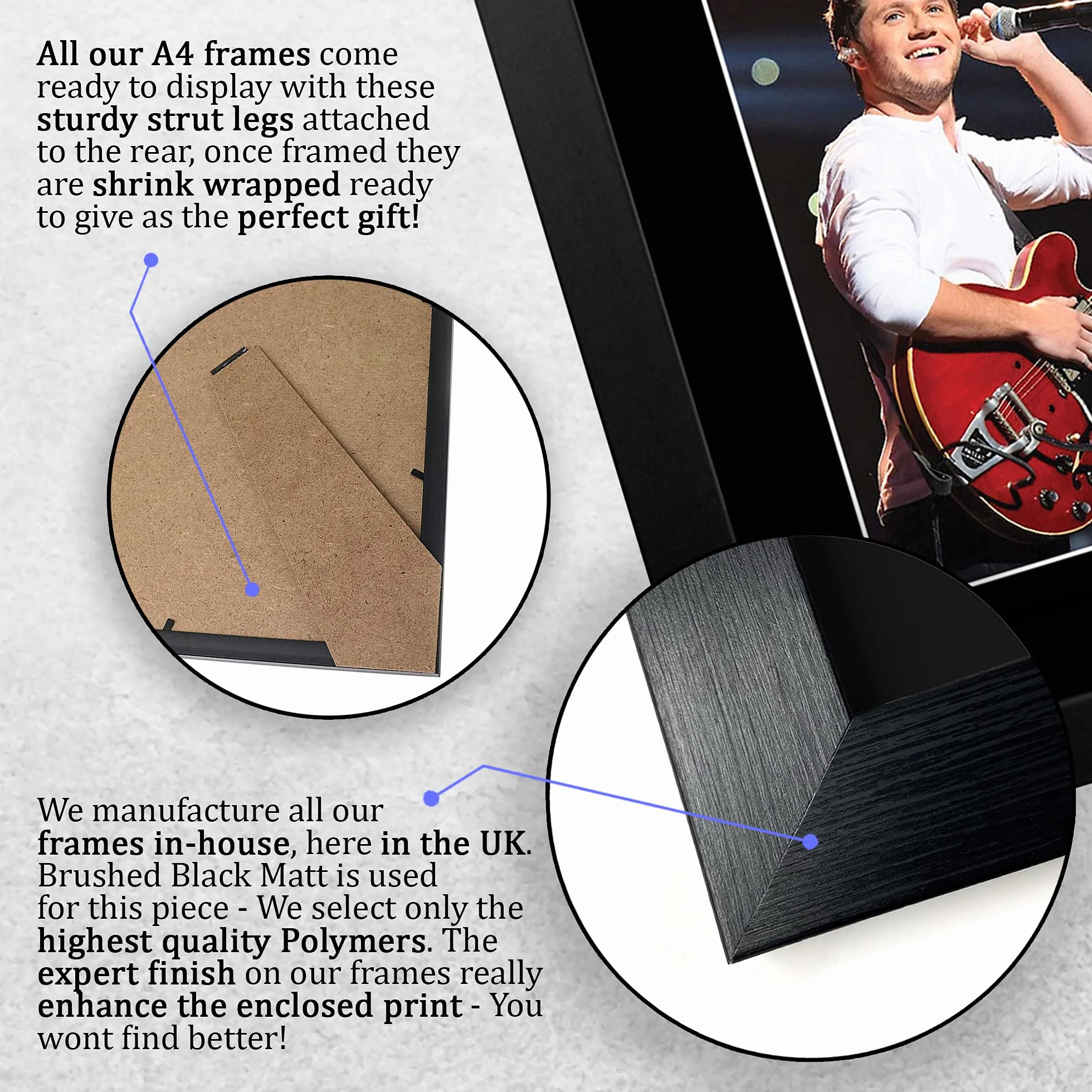 Niall Horan autograf prezent A4 nadruk zdjęcie