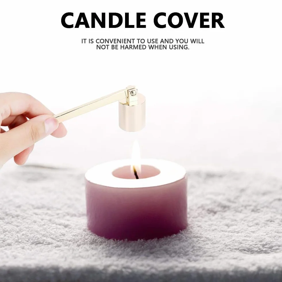 Candle Wick Trimmer Edelstahl mit langem Griff Gold