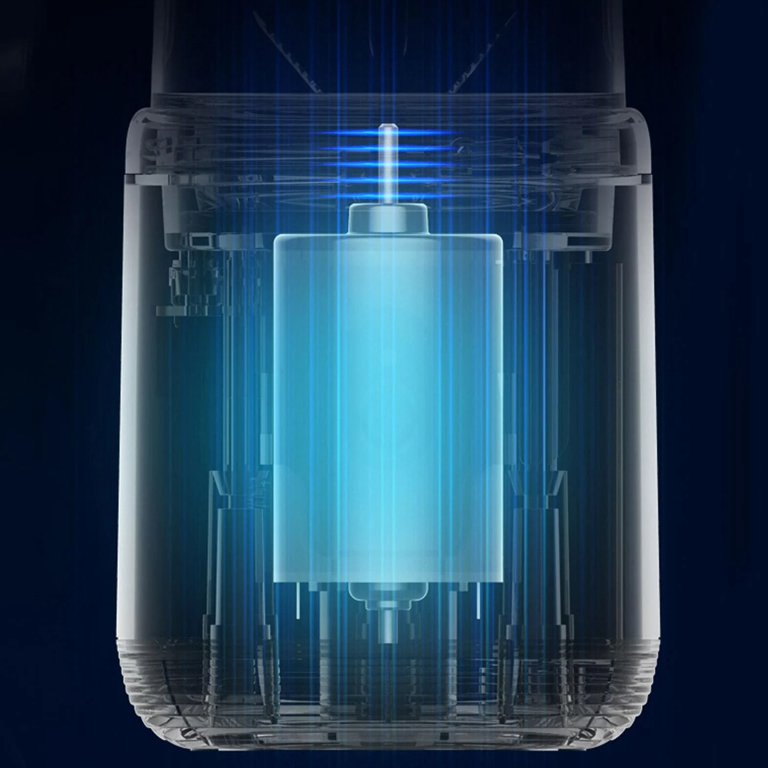 Przenośny Blender z 6 Ostrzami o Pojemności 400 Ml, baterią 1500 MAh, Blenderem Podróżnym 22 000 Obr./min do Kawy Owocowo-wege, PCTG Klasy Spożywczej, ładowaniem Przez