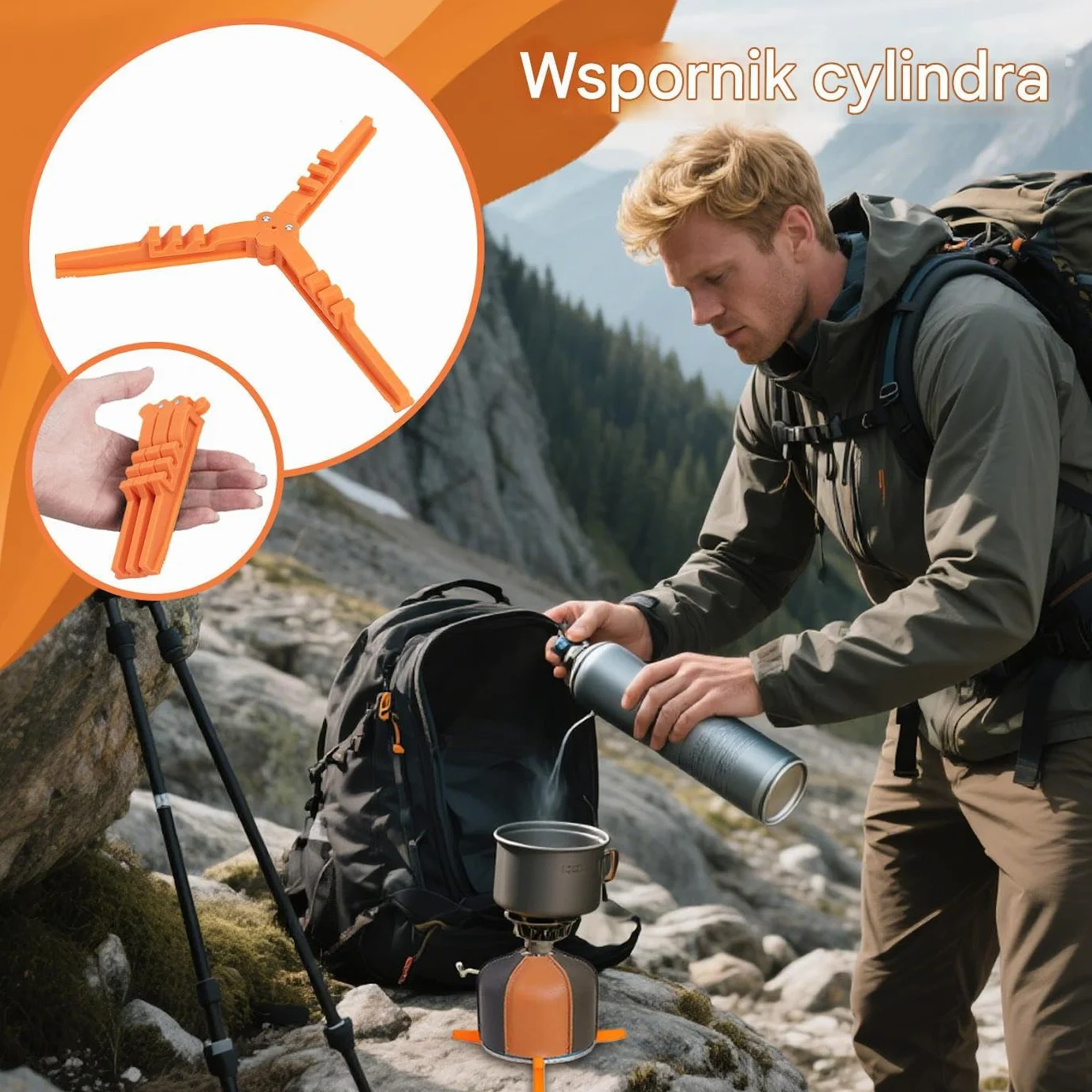 Stabilizator Puszki Standardowa Półka Na Butle Do Trójkątnej Składanej Kuchenki