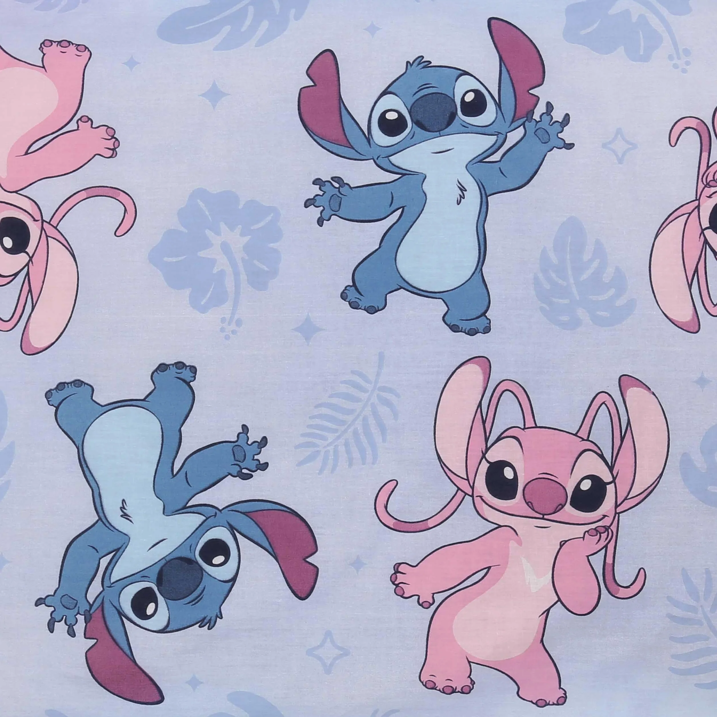 DISNEY Stitch bawełniana pościel dziecięca 140x200cm+70x90cm OEKO-TEX