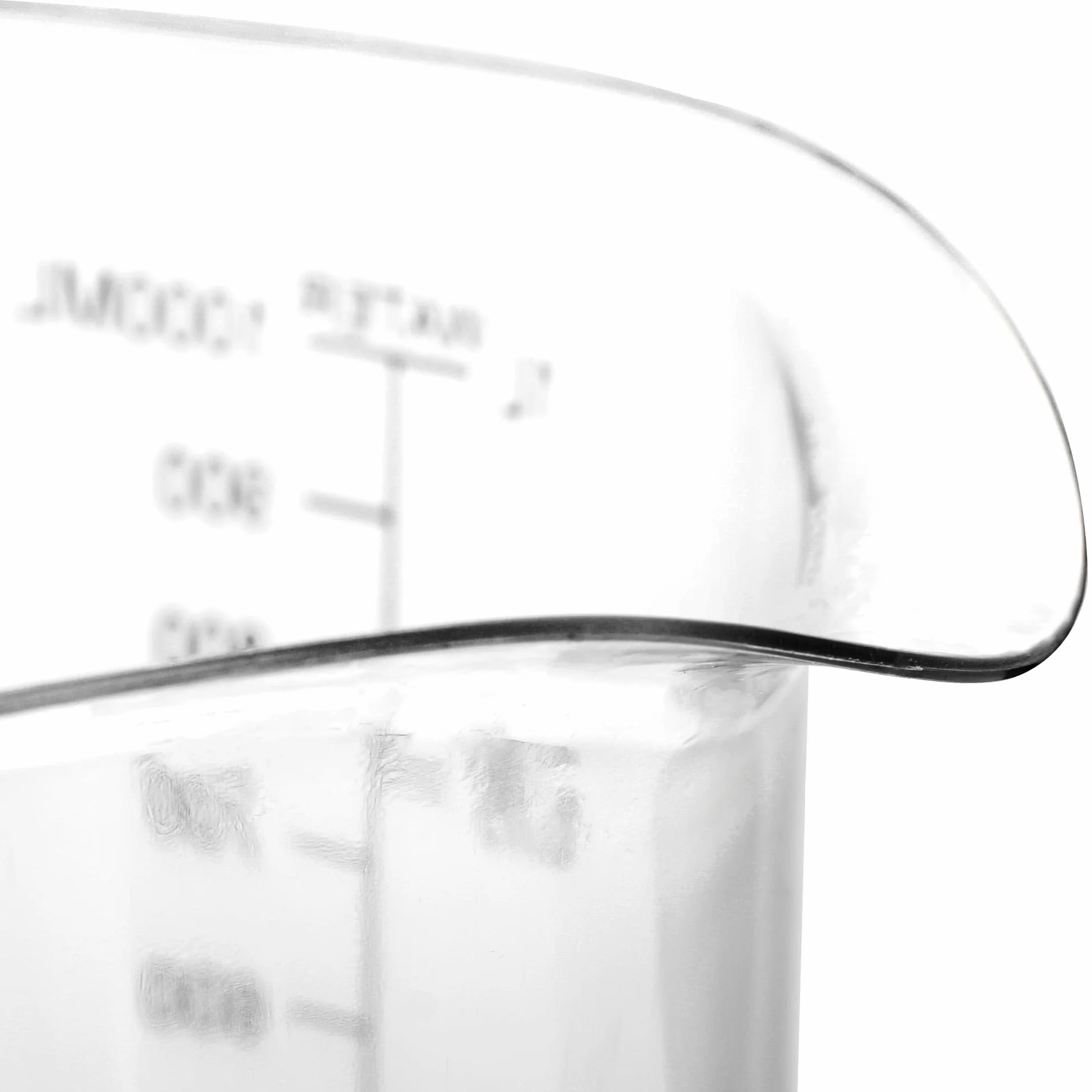 COM-FOUR® 3-czesciowy zestaw dzbanków z miarka w róznych rozmiarach - dzbanki z podzialka w mililitrach i gramach - 1000 ml, 500 ml, 250 ml
