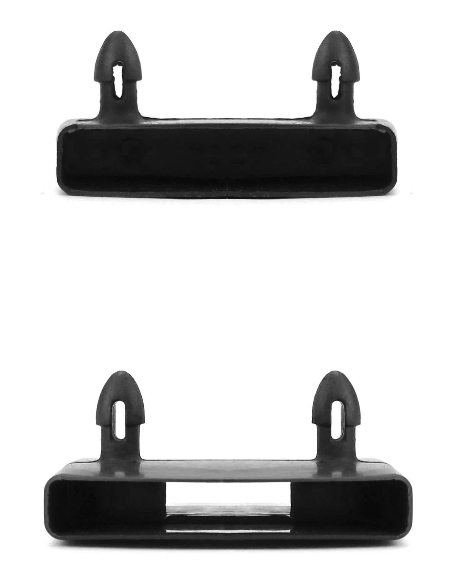 QWORK® 72 szt. plastikowych nakładek na listwy łóżka, boczne i środkowe listwy do łóżek pojedynczych, podwójnych i King Size (wewnątrz 55 mm x 9 mm)