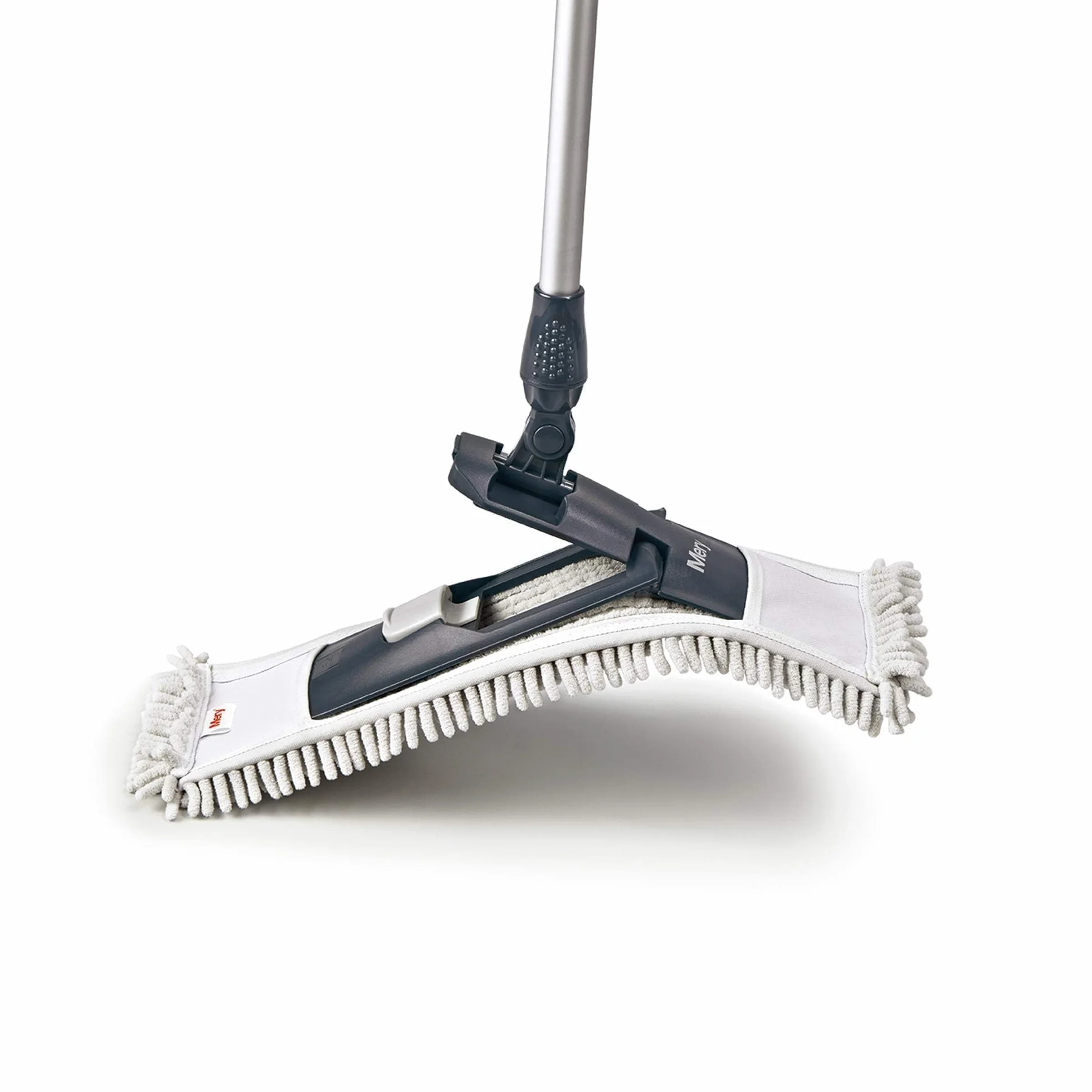 Mery Mop do mycia z mikrofibry, metal, czarny/szary, 47 x 15,5 x 80-140 cm