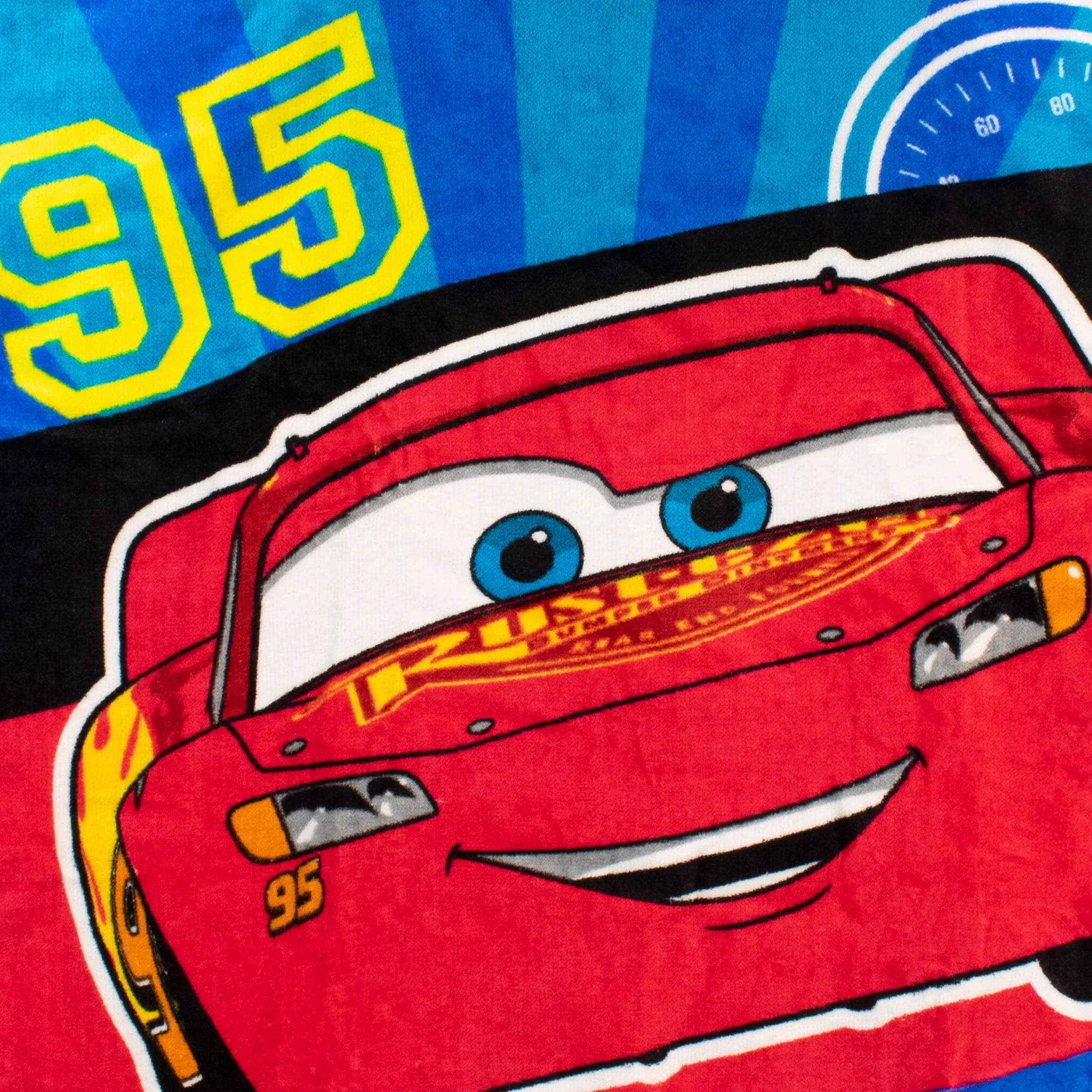 Disney Chłopcy Ponczo Cars Czerwony Jeden rozmiar