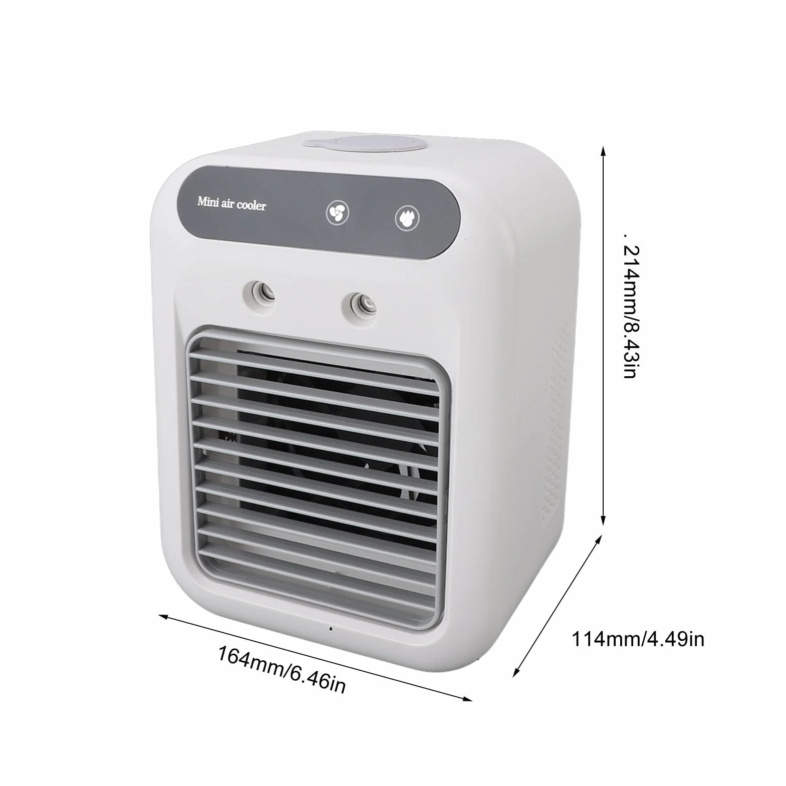 Przenośny Mini Klimatyzator 500ml, Mobilna Lodówka do Biura i Domu
