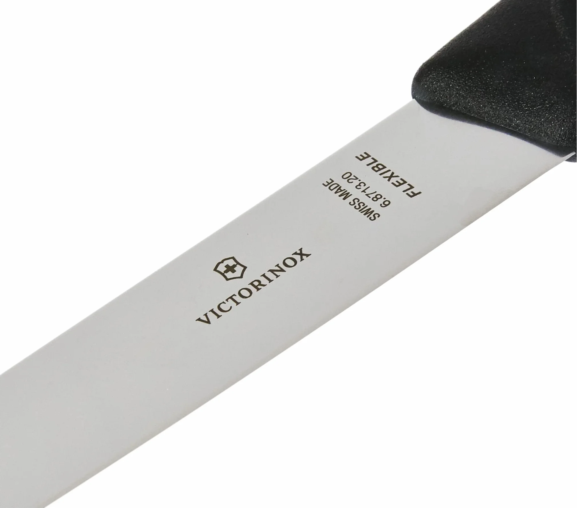Victorinox Swiss Classic Filetiermesser 6.8713.20B Extra scharfe Klinge gerader Schliff Kunststoff-Griff Schwarz Spülmaschinengeeignet