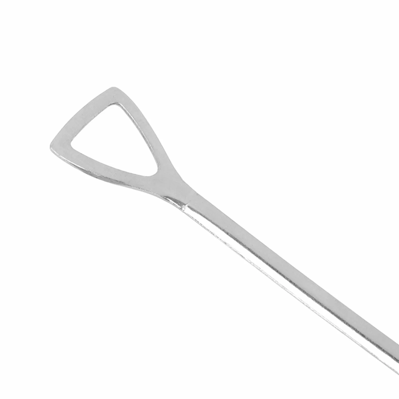 Stainless Steel Cute Shovel Spoon,Innovative Food Grade Material Reusable Sugar Dessert Cake Spoon for Home Cafe (4 Pointed Shovel)