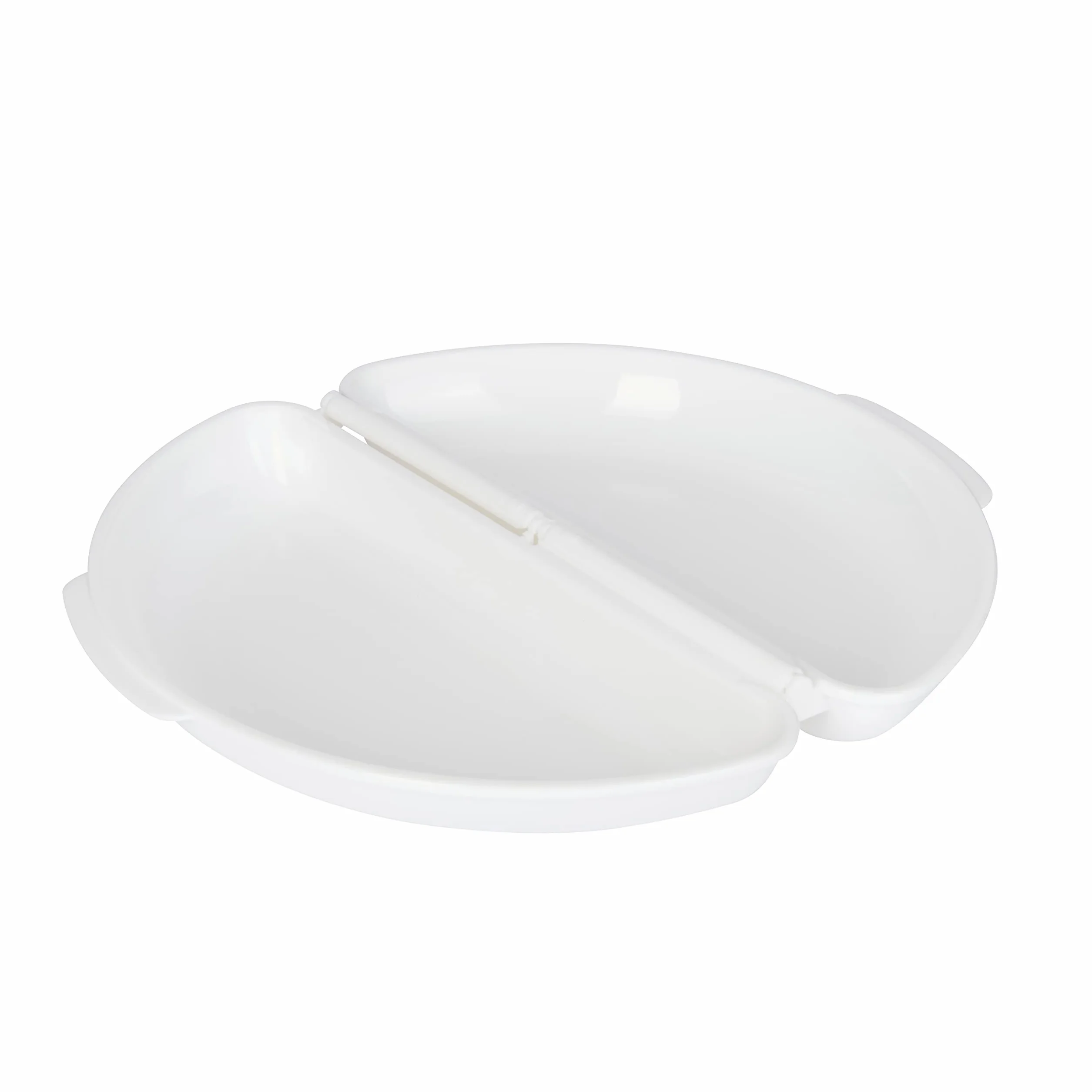 KitchenCraft Opiekacz do Omletów do Mikrofalówki, Plastikowy, 21 × 15 cm - Kolor Biały
