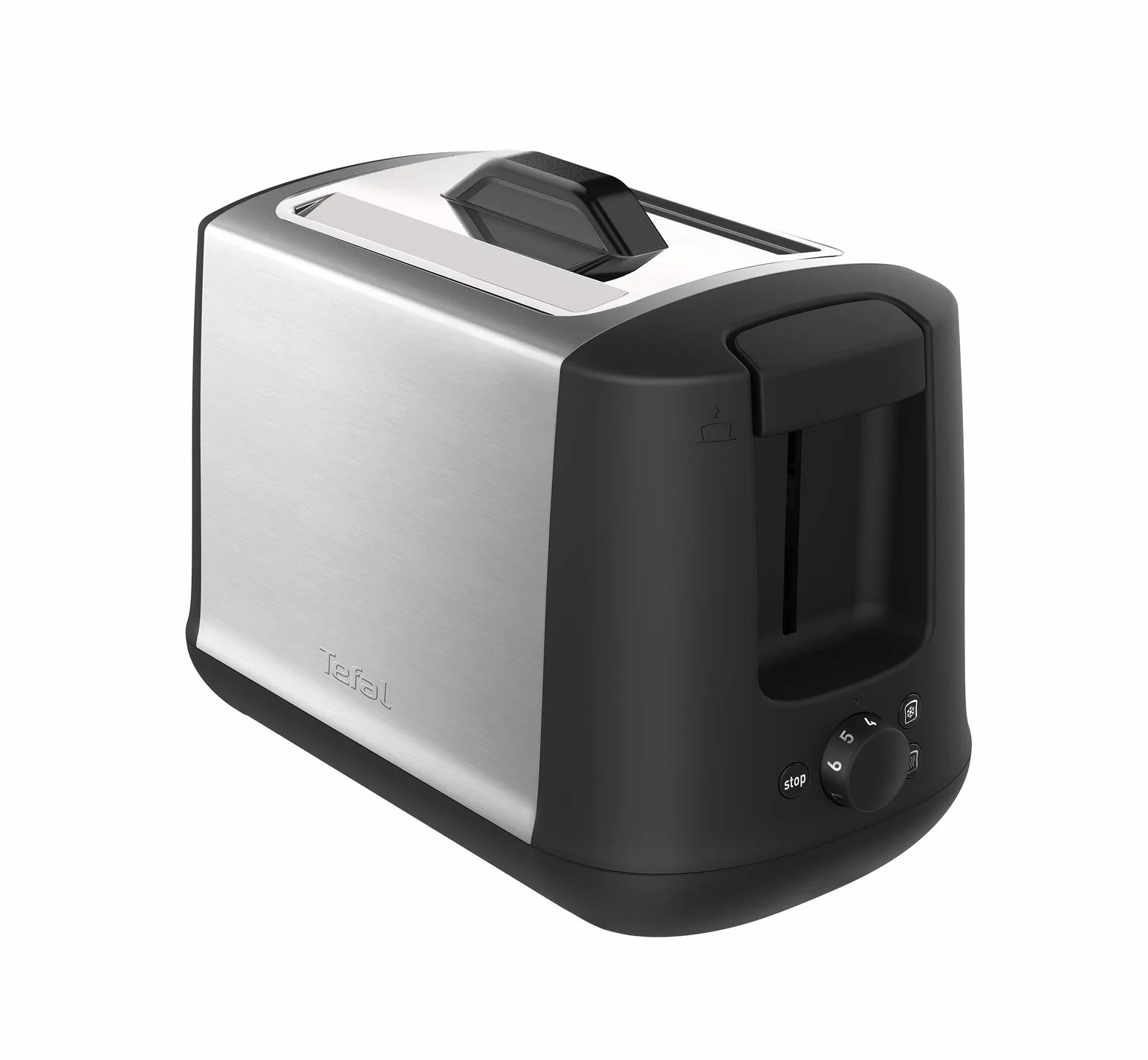 TEFAL TT3408 Subito Toster do kanapek, 7 poziomów opieczenia, regulowana szerokość szczelin, funkcja unoszenia pieczywa, rozmrażania, podgrzewania, STOP