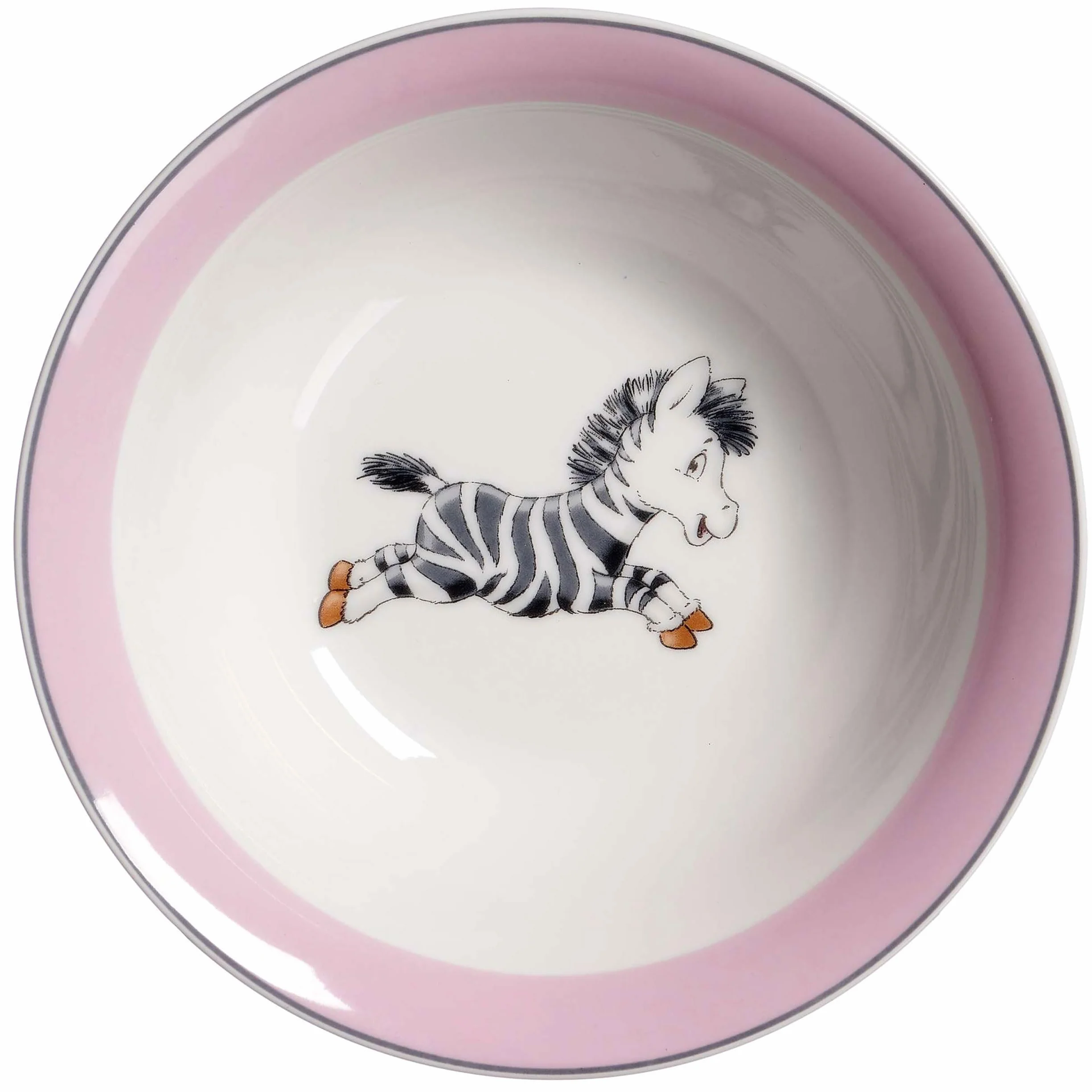 Flirt by R&B Szczęśliwy dziecięce Happy Zoo Zebra różowe 3-częściowe zestaw