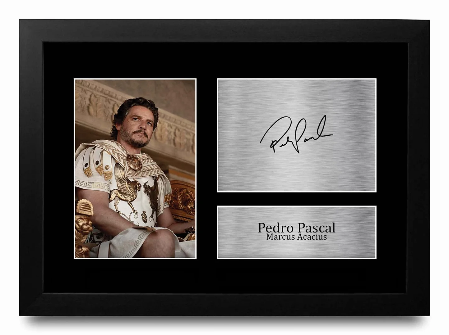 Pedro Pascal Gladiator 2 Podpisane Zdjęcie Z Autografem A4 Oprawione