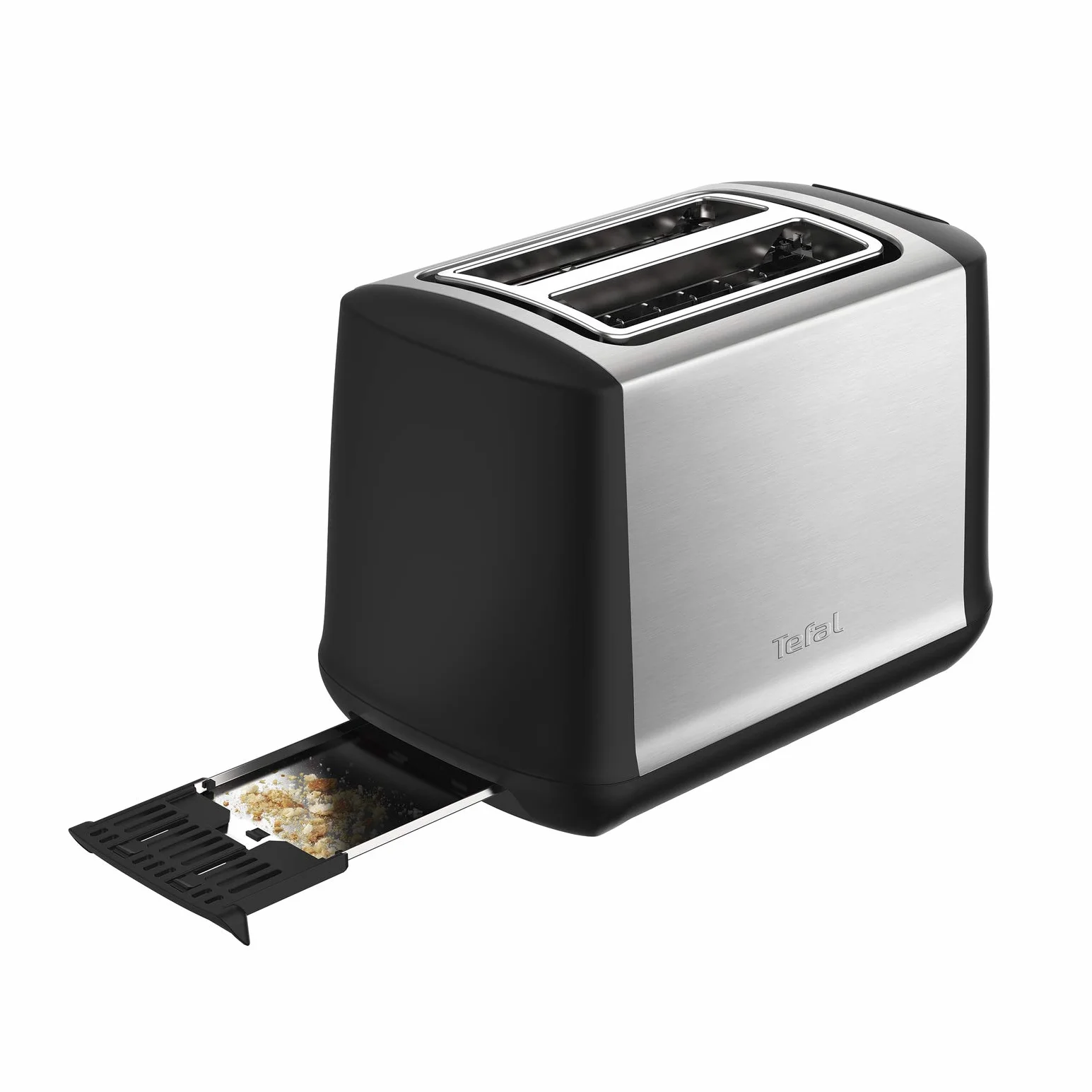 TEFAL TT3408 Subito Toster do kanapek, 7 poziomów opieczenia, regulowana szerokość szczelin, funkcja unoszenia pieczywa, rozmrażania, podgrzewania, STOP