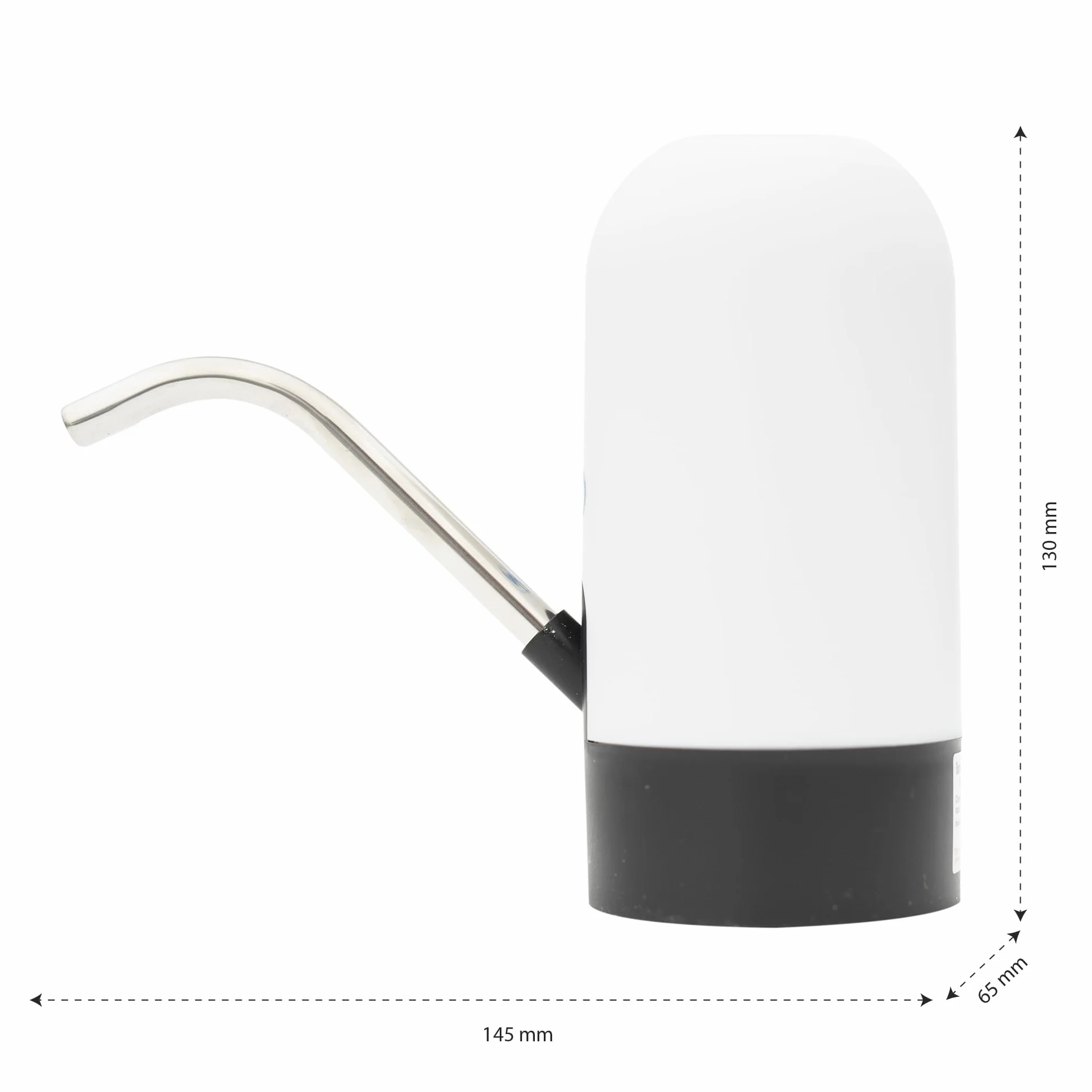 Elektryczna pompa do butelki PNI WD100, ładowanie przez micro USB, akumulator 800 mAh, moc 4 W