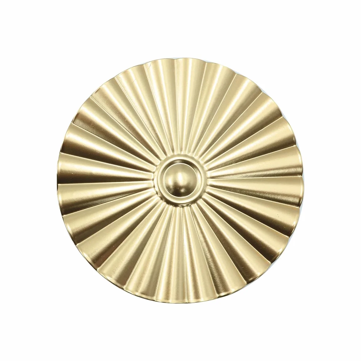 7 szt. Nowoczesny metalowy zestaw artystyczny na ścianę złota dekoracja ścienna do salonu okrągły rozbłysk słońca metalowa sztuka ścienna do eleganckiej i modnej dekoracji domu