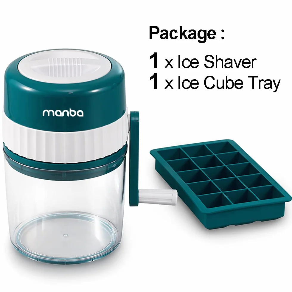 MANBA Slush Machine przenośna maszyna do slushie z tacą na kostki lodu