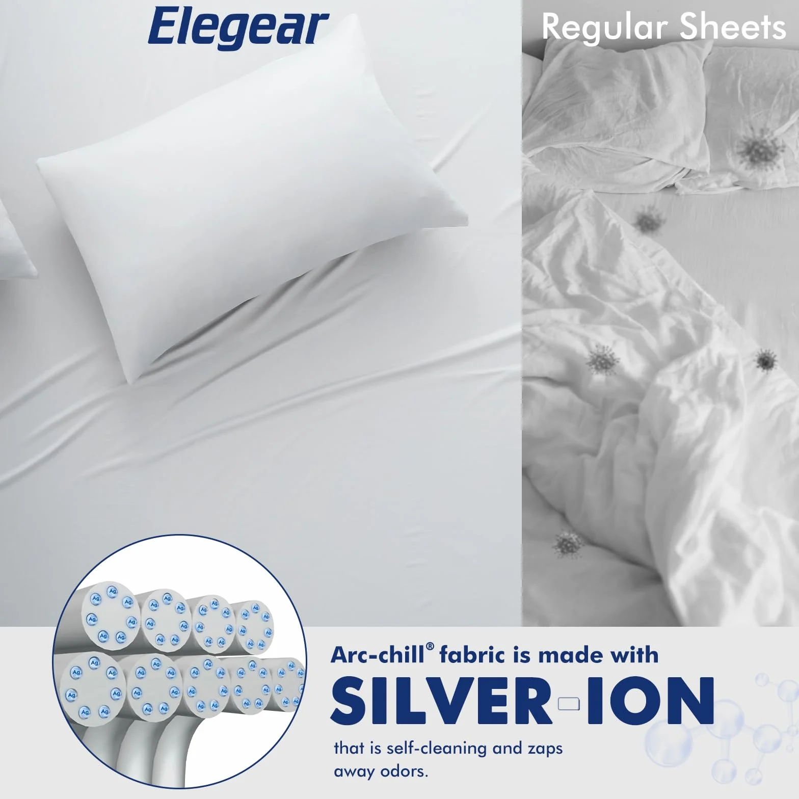 Elegear Koc chłodzący, letni koc Q-Max 0,5 Arc-Chill arkusze chłodzące na nocne poty, miękki, lekki koc, cienki, zimny, narzuta na łóżko, sofę, krzesło, podróż, podwójny/podwójny, 150 x 200 cm, szary