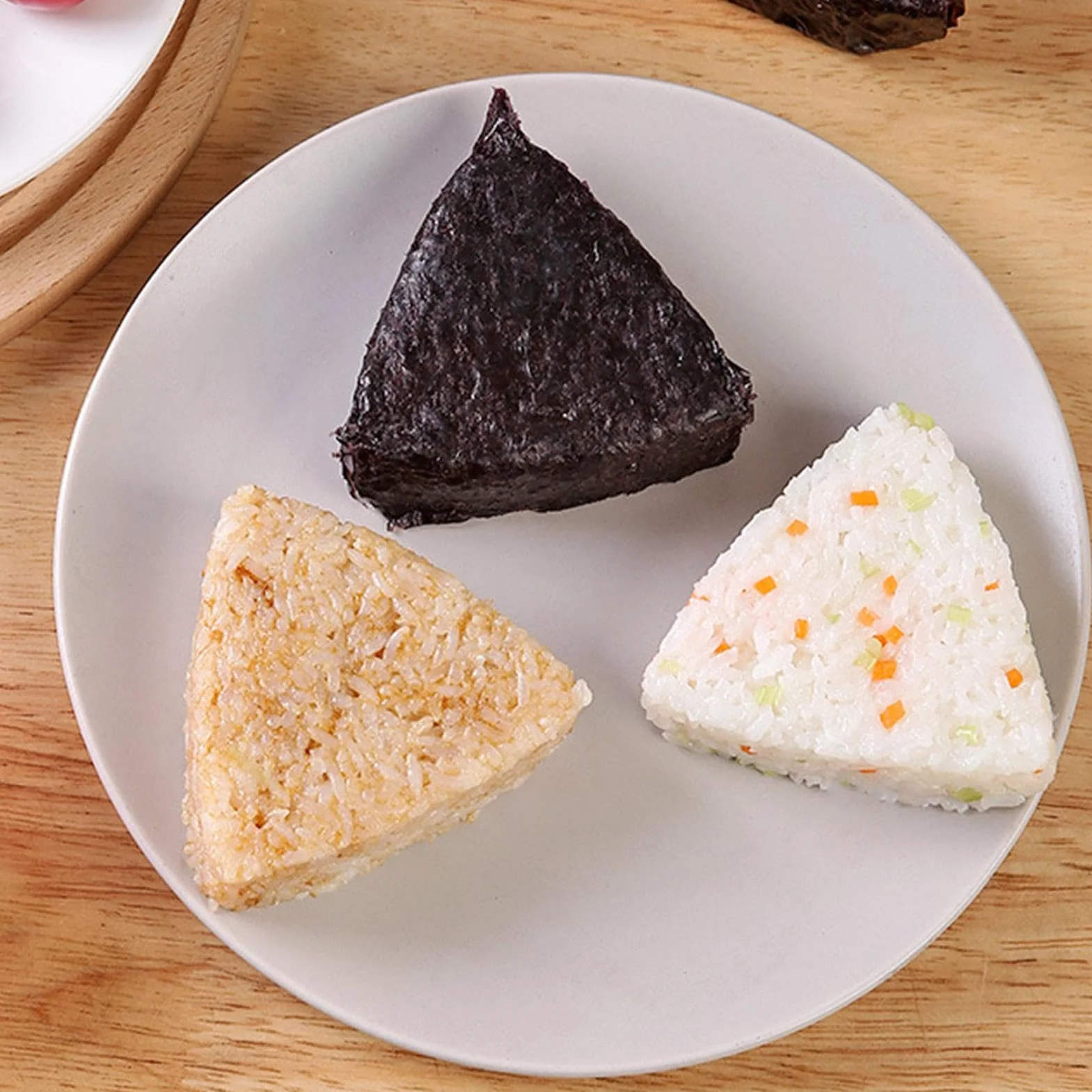 Onigiri forma do ryżu trójkątna wyciskarka do sushi nieklejąca się