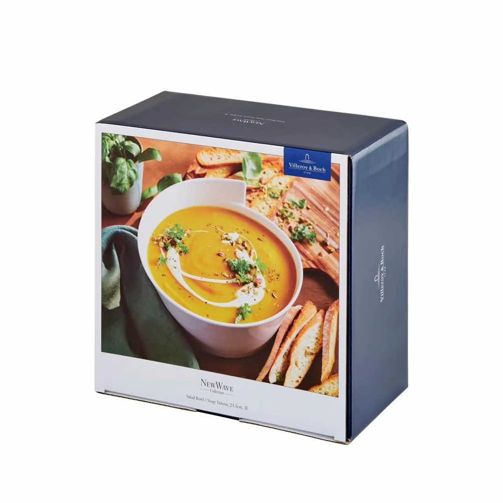 Villeroy & Boch New Wave mała miska owalna porcelana 300 ml 3 litry biała