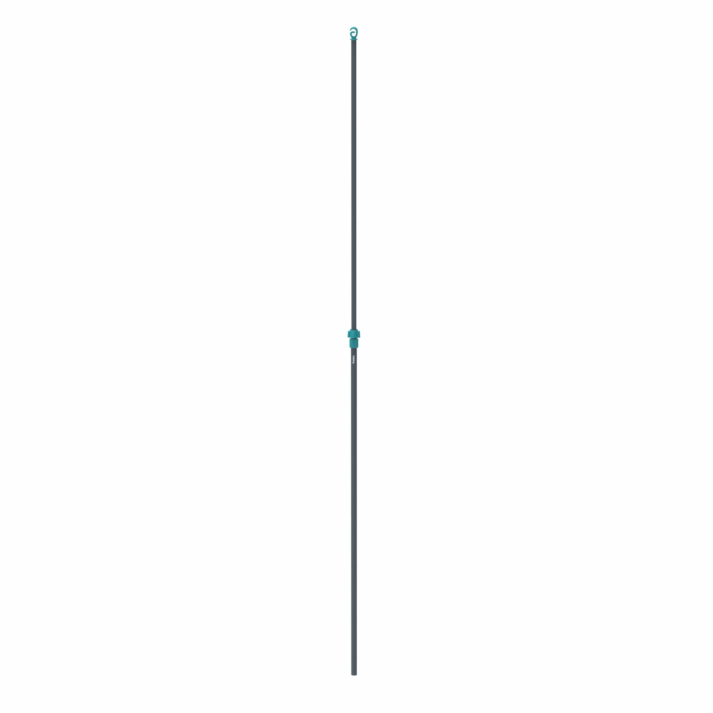 Beldray Wysuwana Podpora do Suszarki na Pranie Składany Słupek 1,3-2,5 m Twist & Lock Antypoślizgowy Haczyk 5 kg