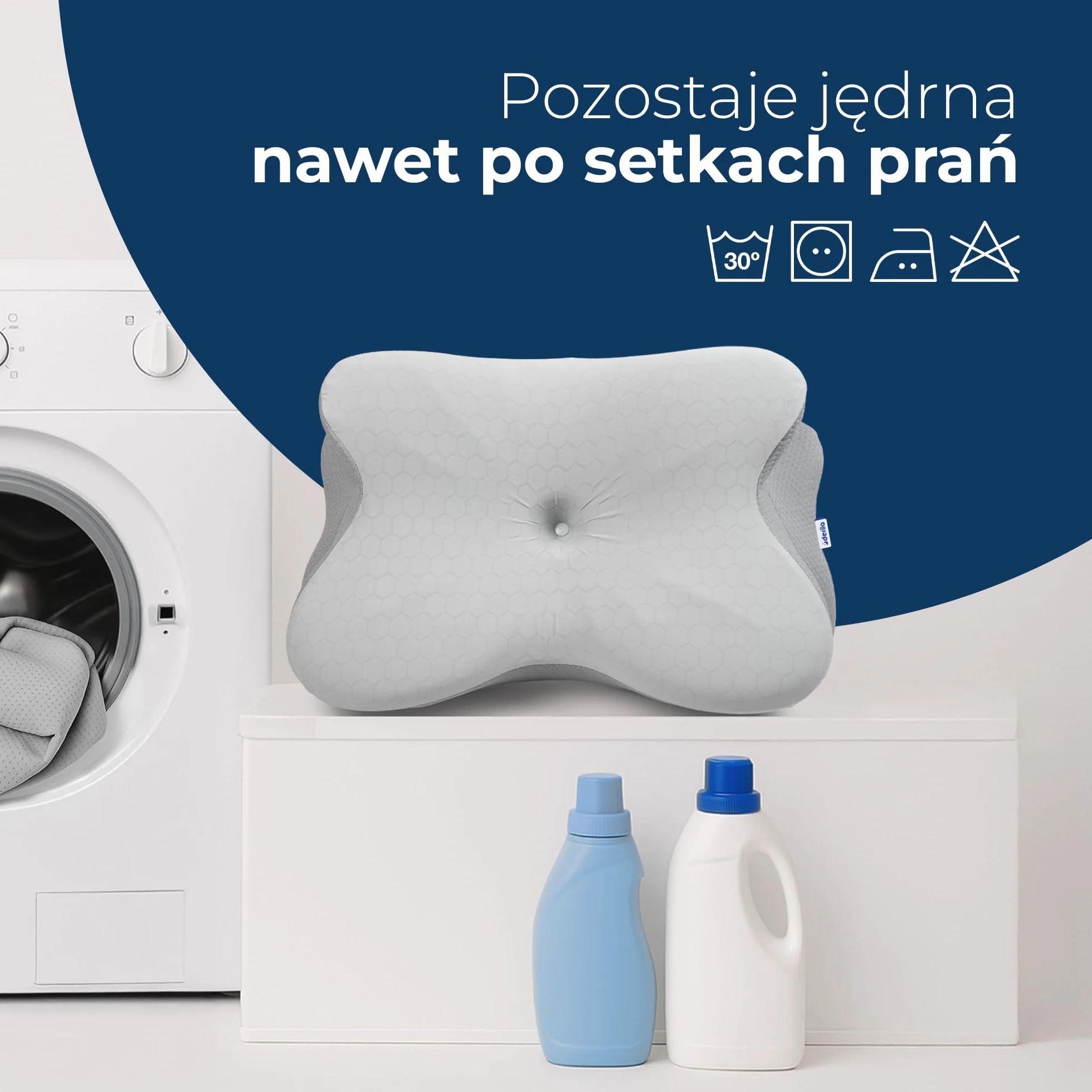 Derila Ergo Termiczna Poszewka na Poduszkę z PCM – Regulacja Temperatury Chłodząca i Ogrzewająca