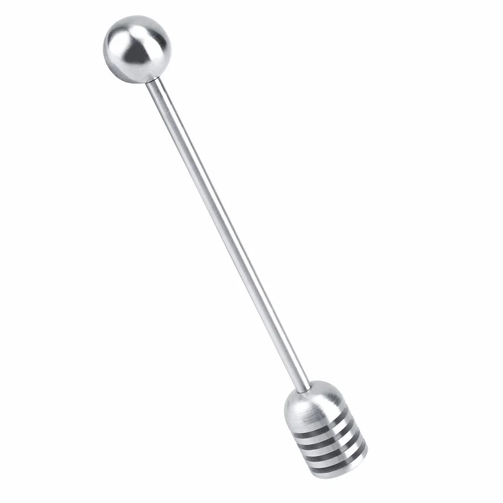 Spiralna łyżka do miodu Drizzler łyżka do mieszania mieszadło ze stali nierdzewnej łyżka do miodu do garnka na miód słoik pojemnik dozowania
