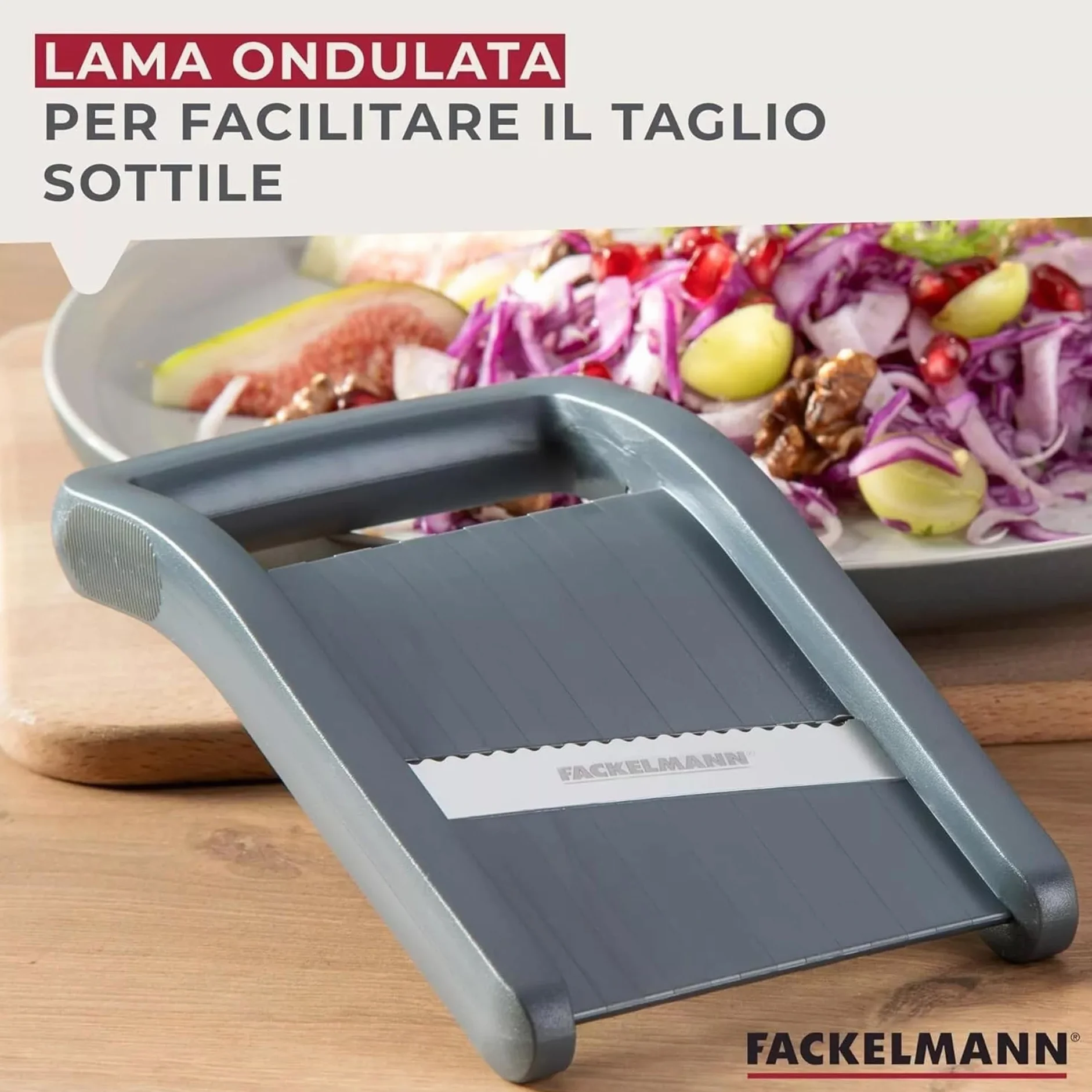 Fackelmann Kompakt Szatkownica do Warzyw, Czarny, 17.5 cm