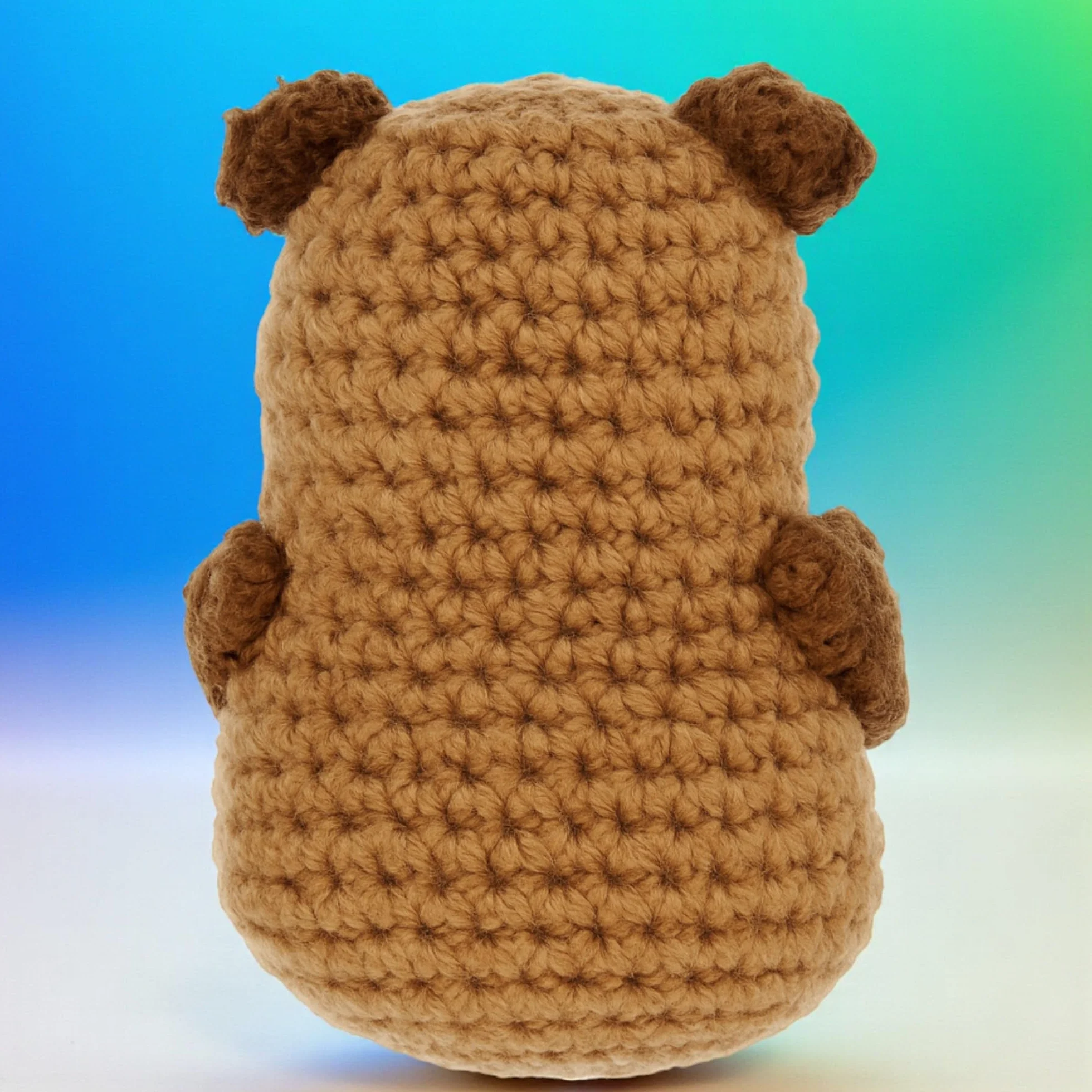MIJOMA Talizman Positive Friends Ręcznie Wykonane Figurki Szydełkowe Motywujące Przesłania Capybara Don't Worry