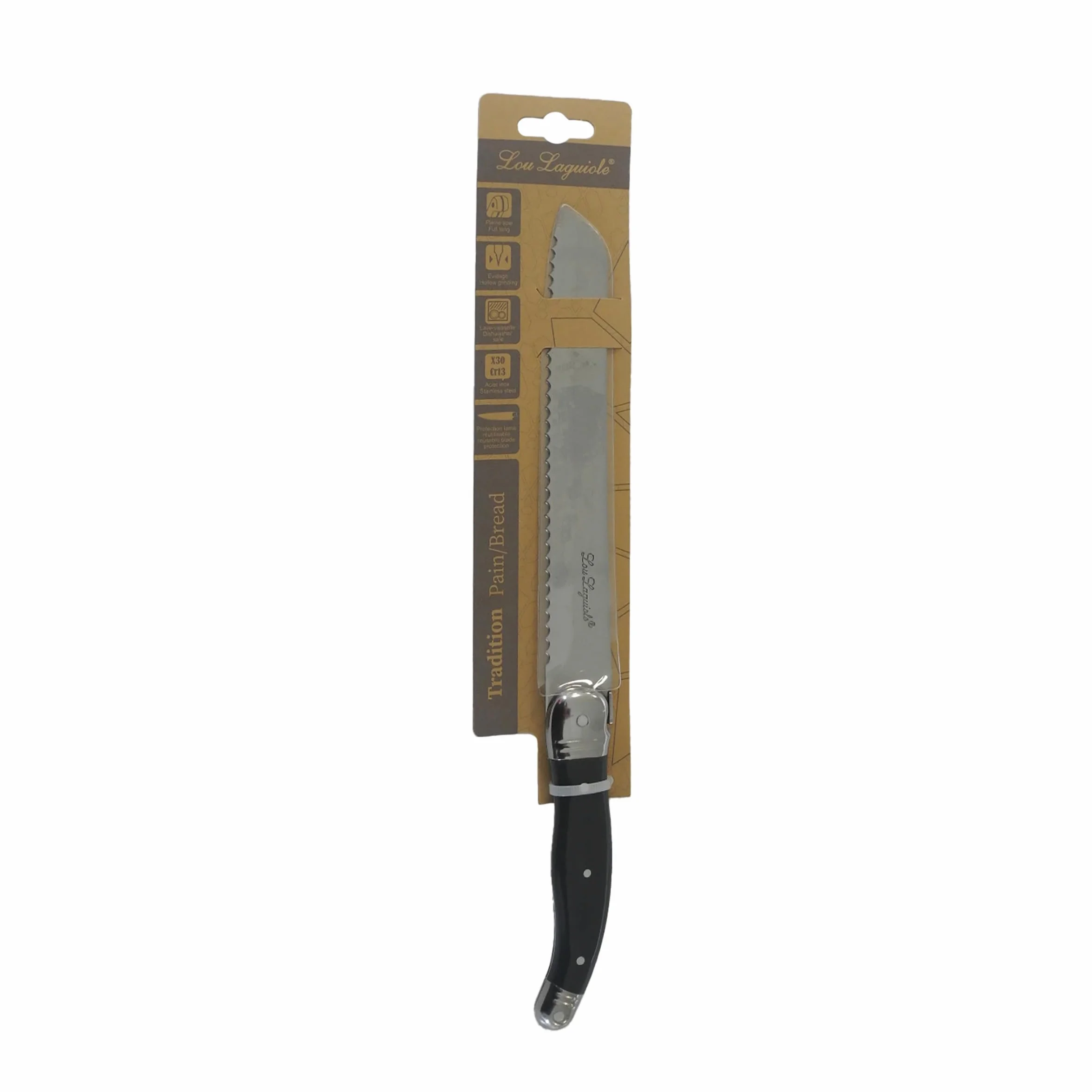 Lou Laguiole Pro nóż Santoku, 18 cm