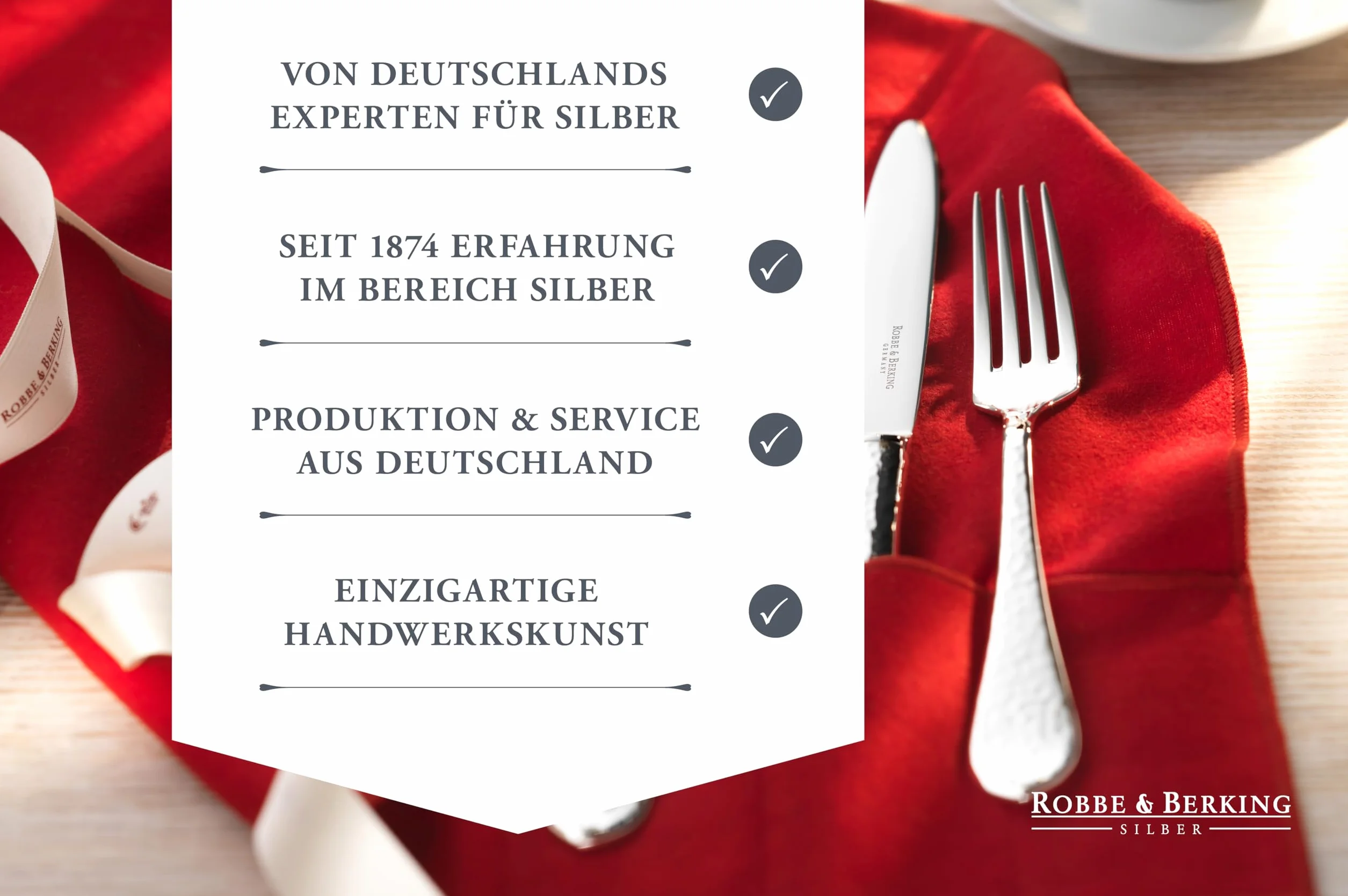 Robbe & Berking Besteck case 12 Kaffeelöffel or 12 Kuchengabeln