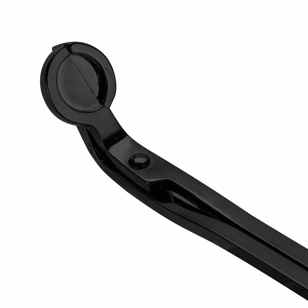 Klips w Kształcie Serca ze Stali Nierdzewnej Nożyczki do Przycinania Knot Świeca (BLACK)