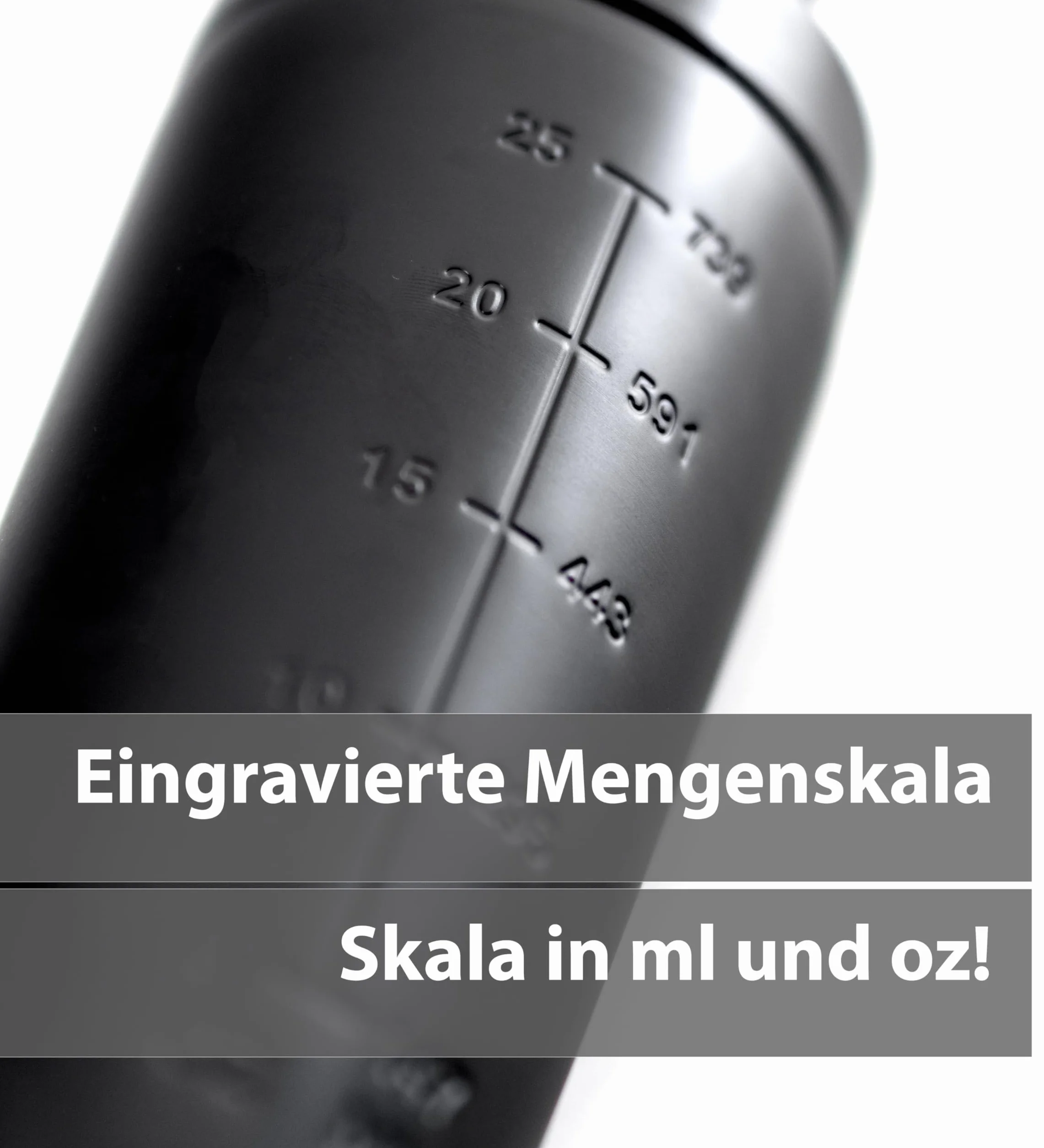 RAGNAROK Stal szlachetna Shaker Protein 750 ml metalowy butelka na napoje z kulką Sport Fitness