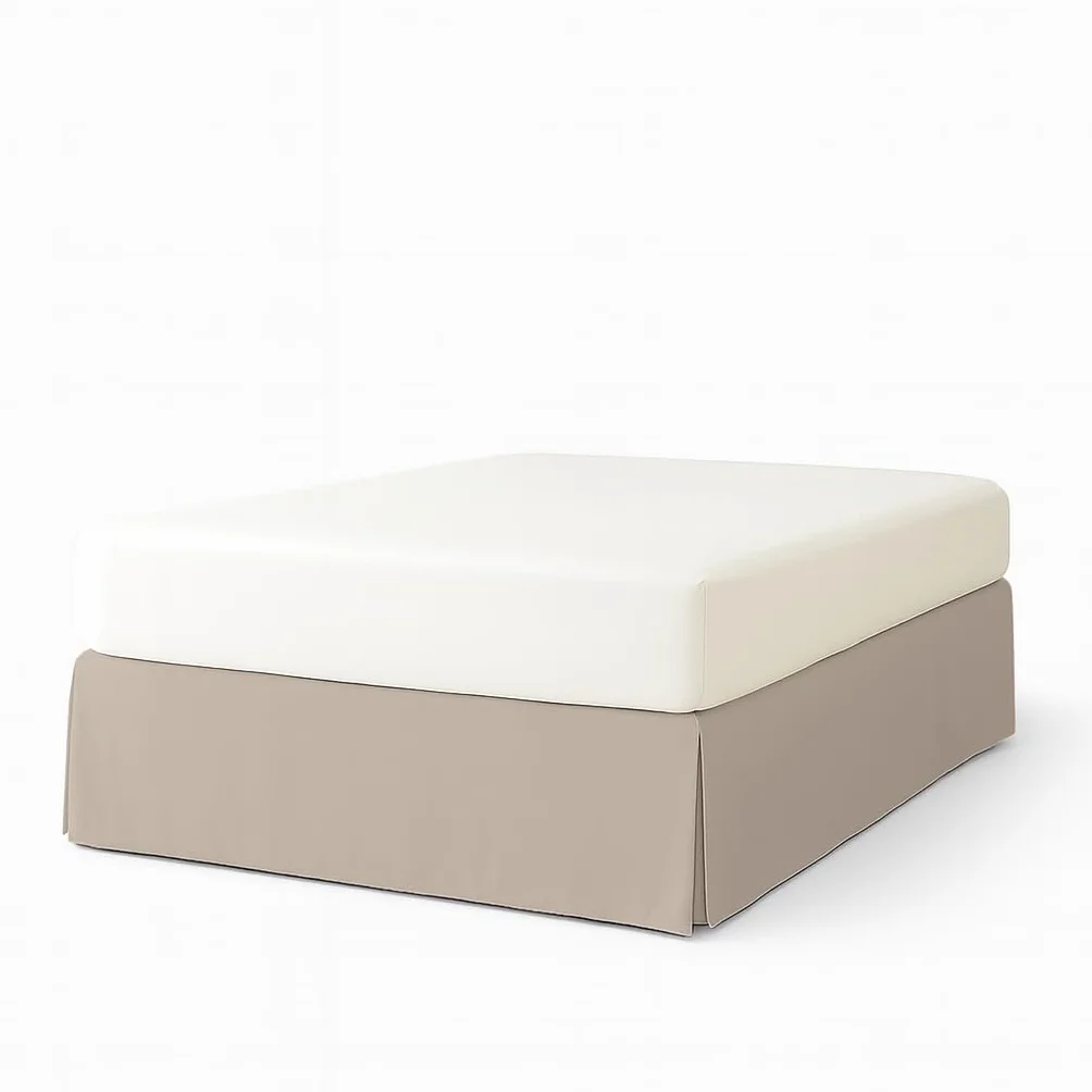 EasyCosy Pokrowiec Canape do spódnicy na łóżko ATENEA 150 cm Beige 150x190/200cm