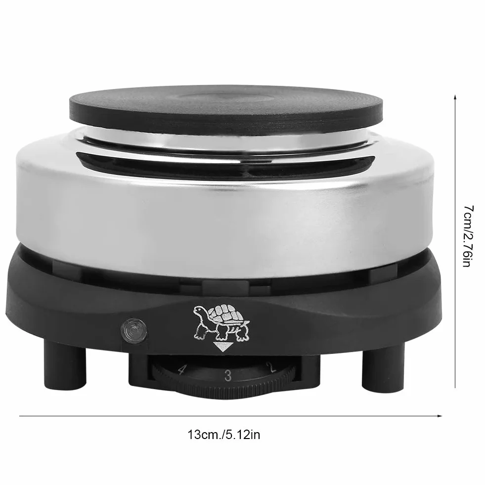 SUNGOOYUE Electric Blad -Top Stove Trwałość na herbatę do Kawy Przenośna Wtyczka UE dla Kobiet W Ciąży, Dzieci, Starsza Stal 500 W