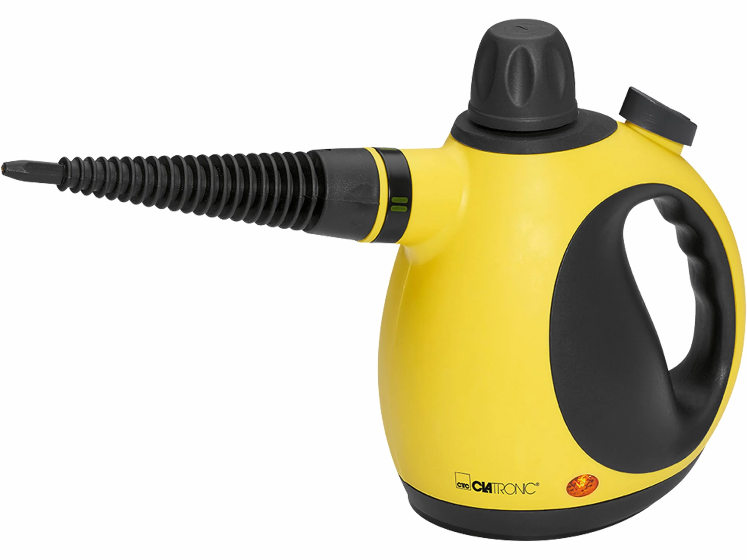 Clatronic Dr 3653 Myjka Parowa, Czarny/Żółty, 250 ml