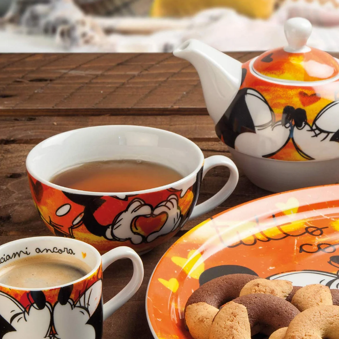 Egan dzbanek do herbaty z filiżanką Mickey i Minnie